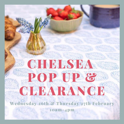 Visit our Chelsea Pop Up this week!