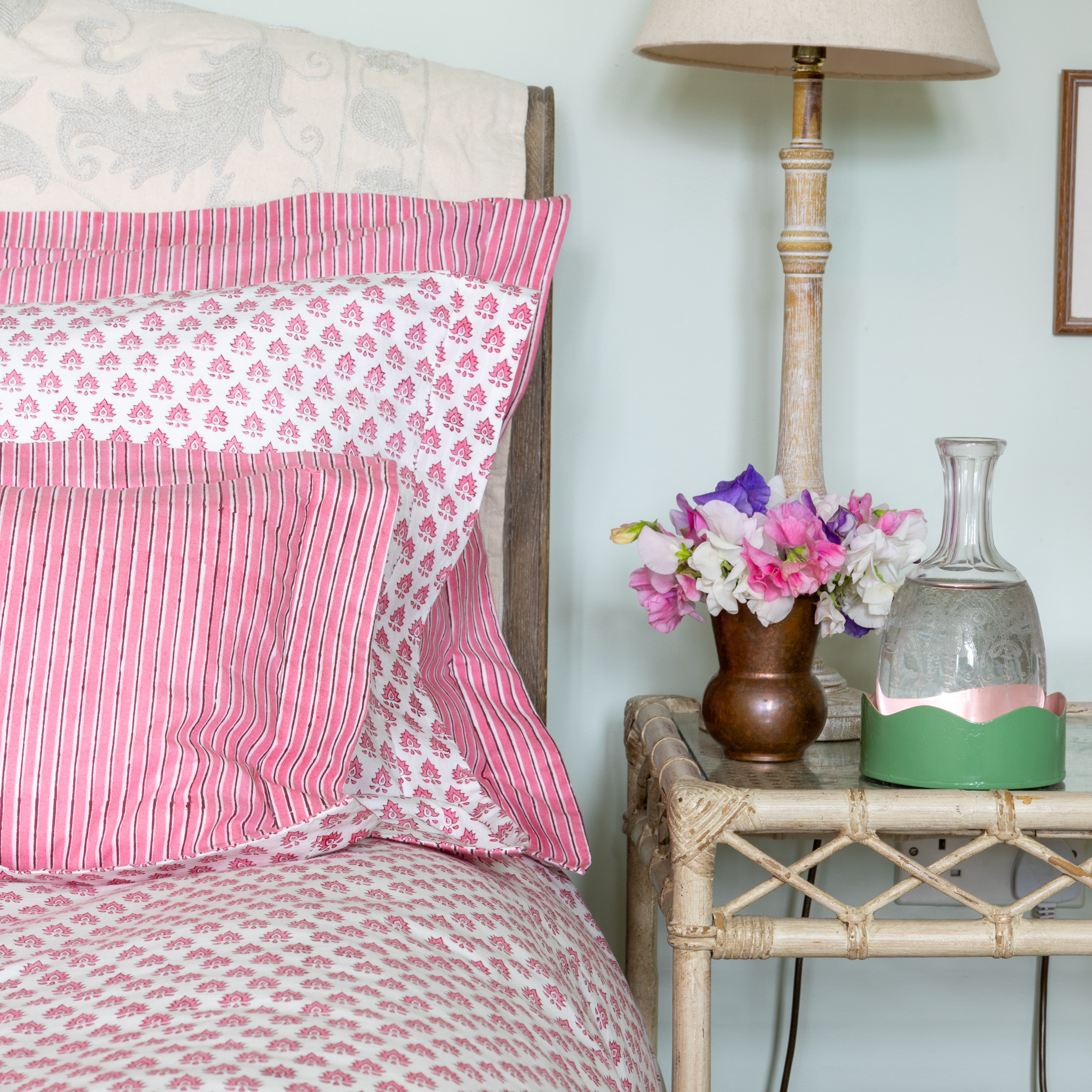 Pink Pomily Duvet Cover