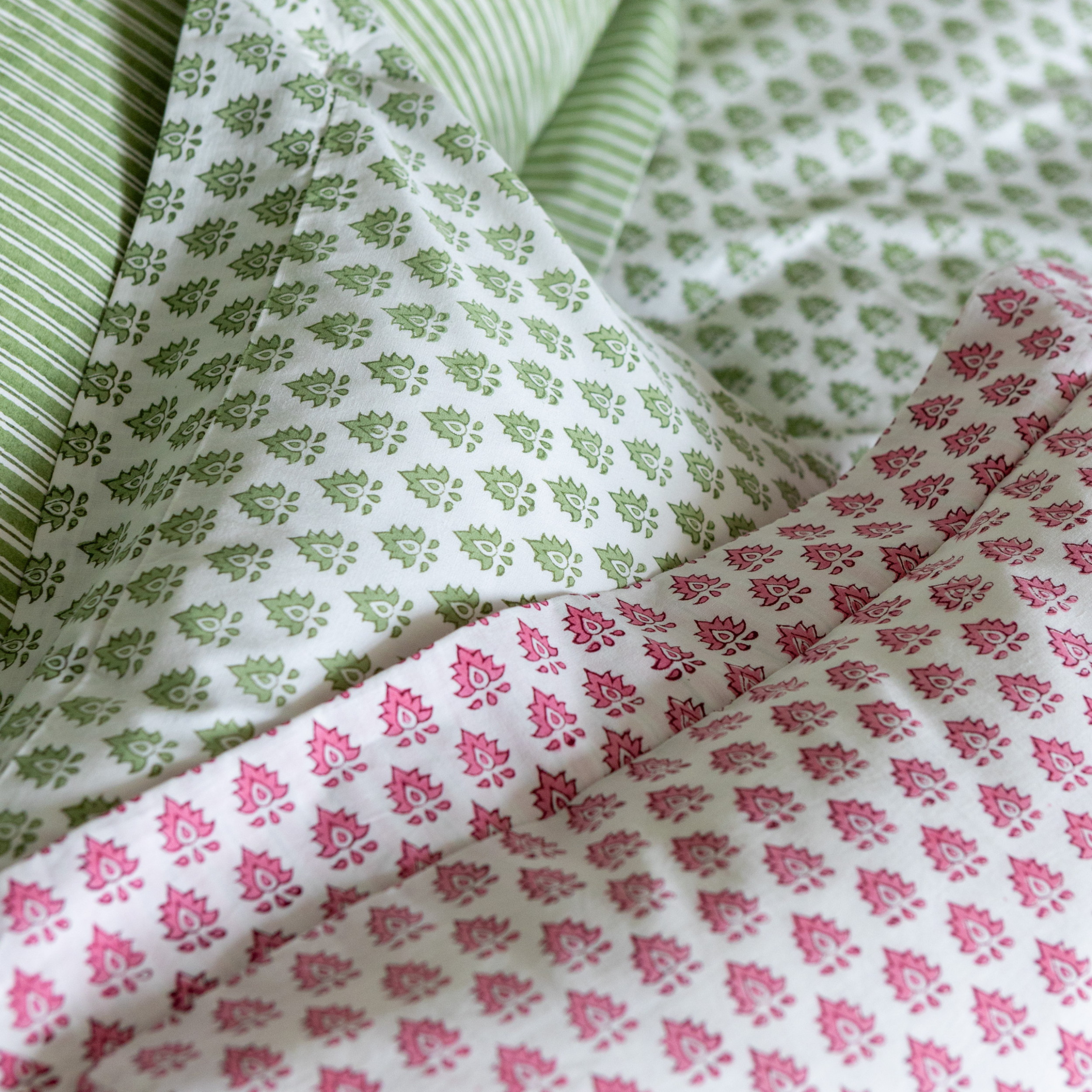 Pink Pomily Duvet Cover