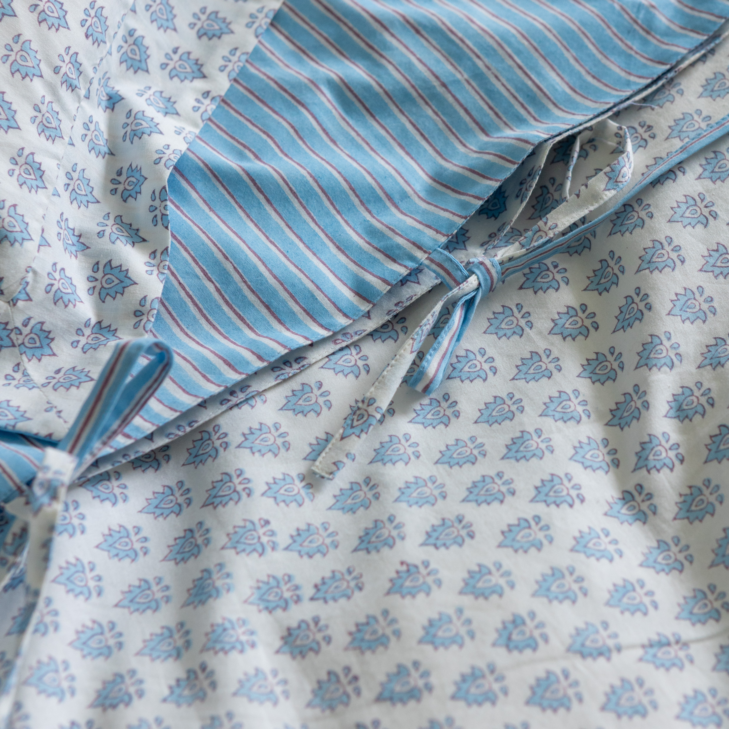 Blue Pomily Duvet Cover