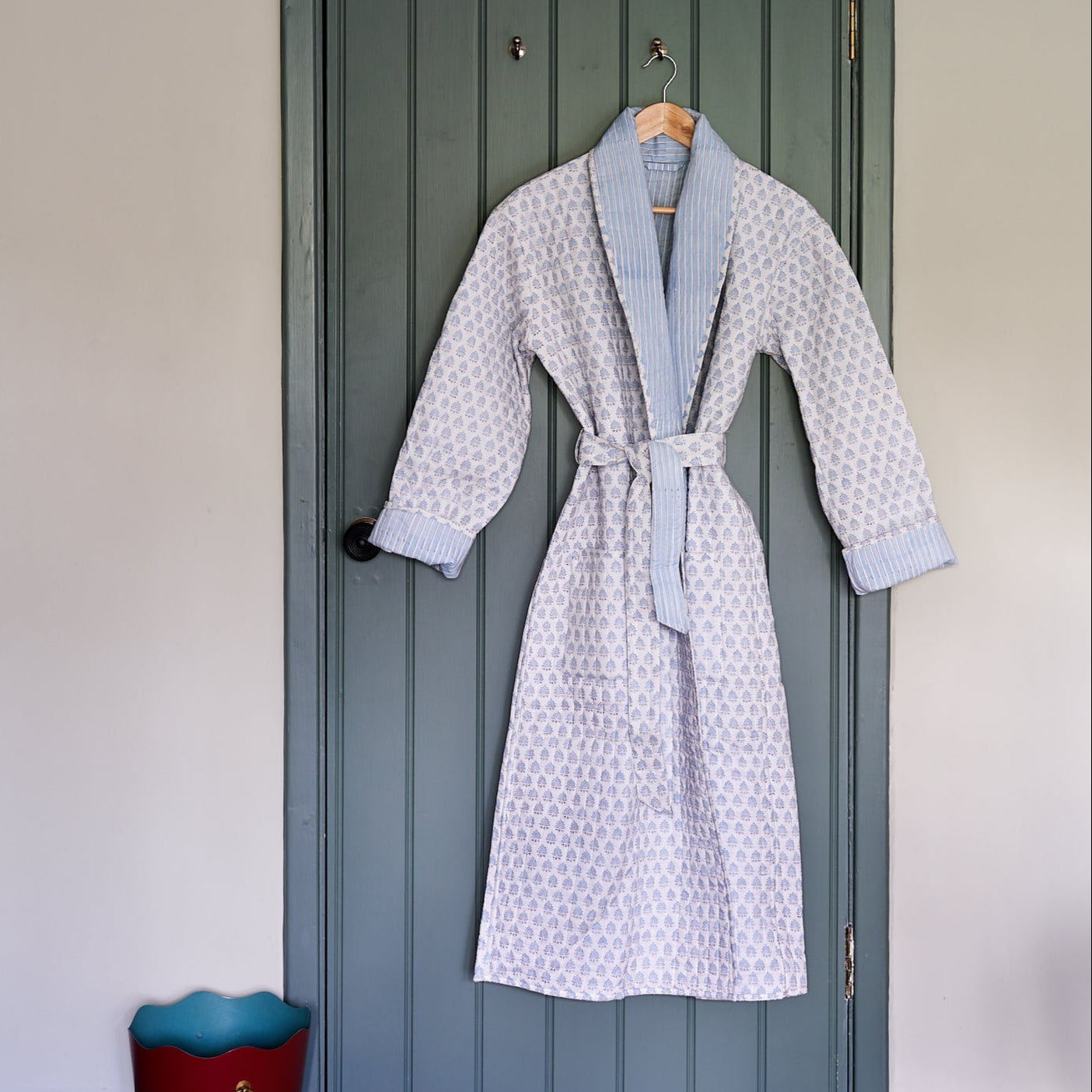 Adult Blue Pomily Dressing Gown