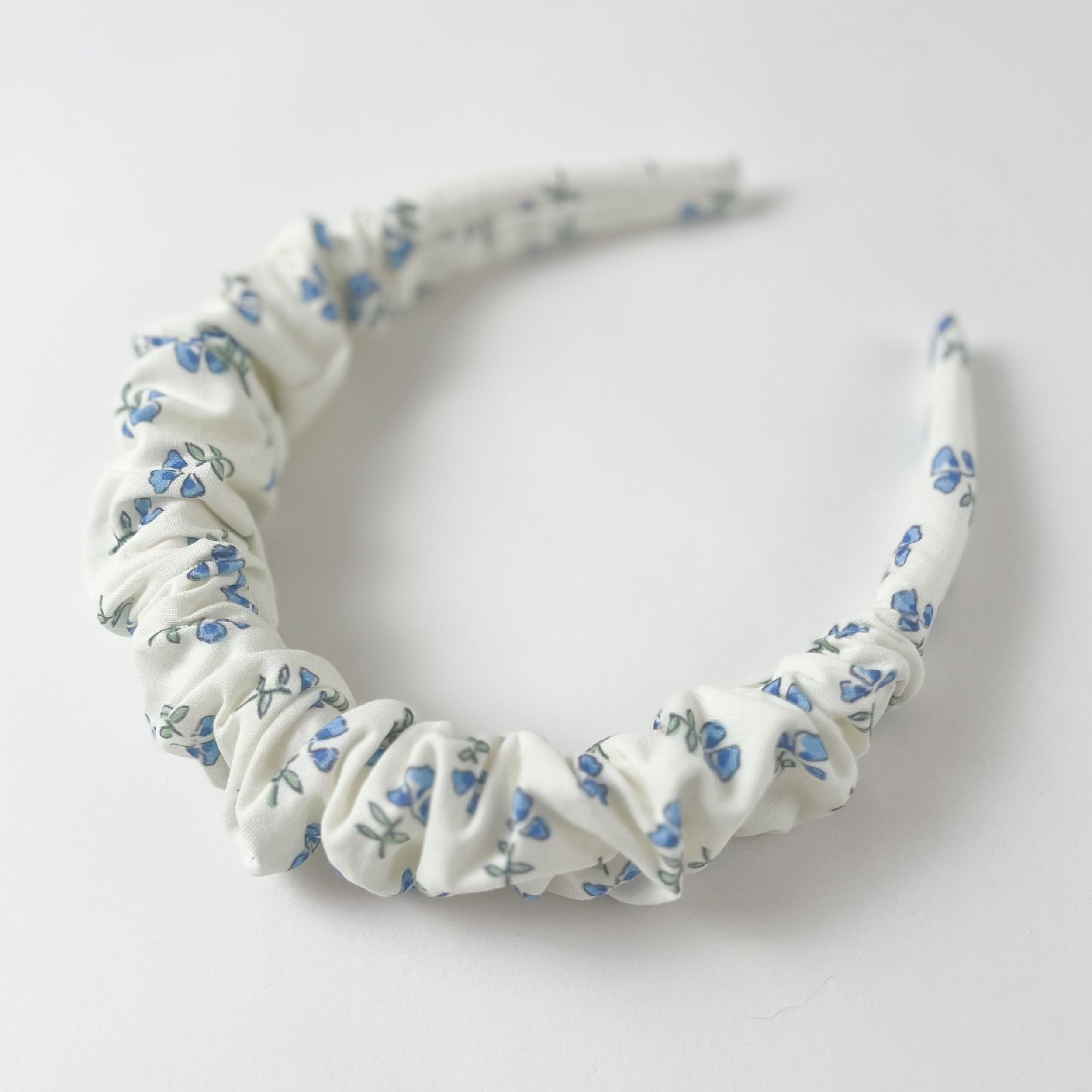 Blue floral hairband