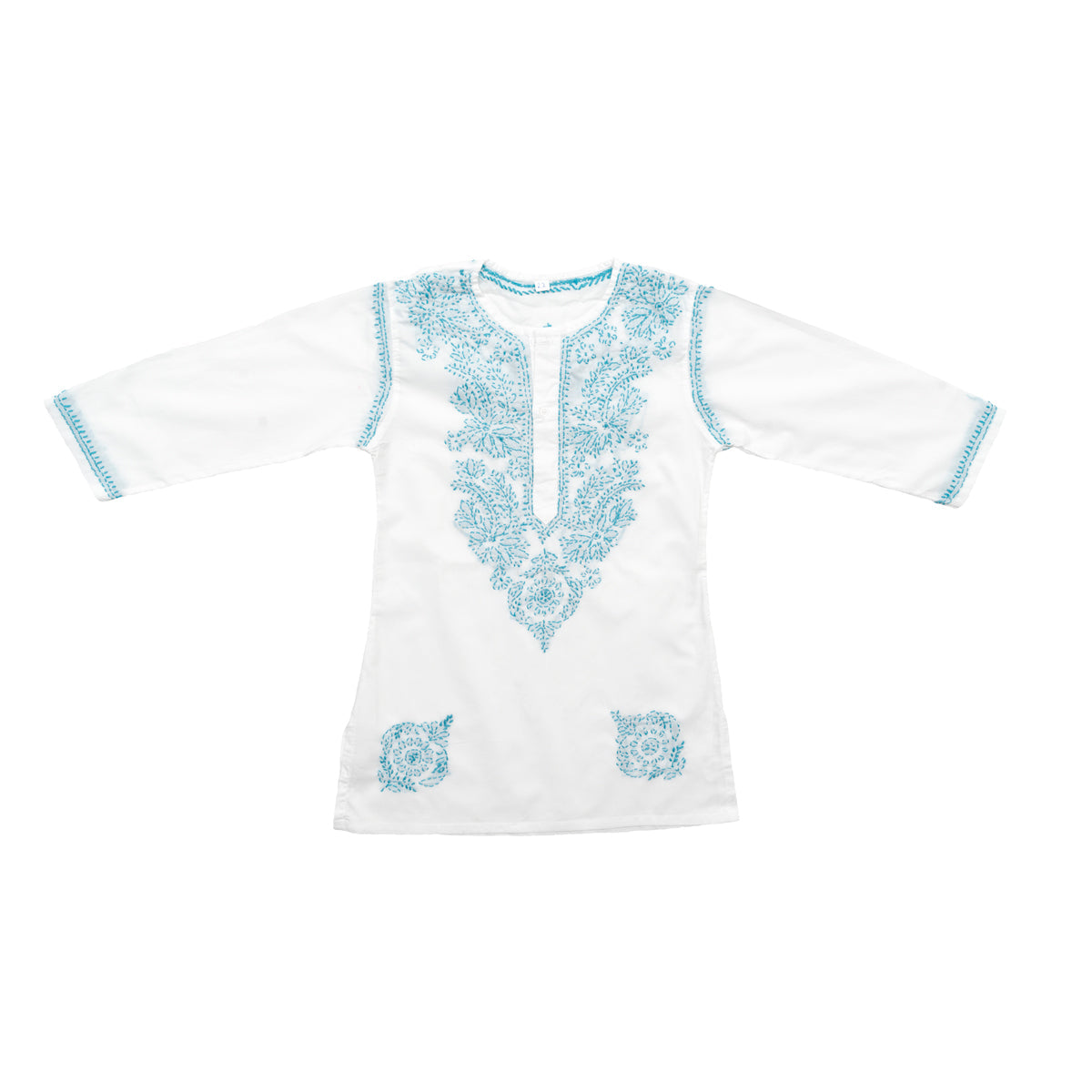 Teal Blue Children's Kaftan