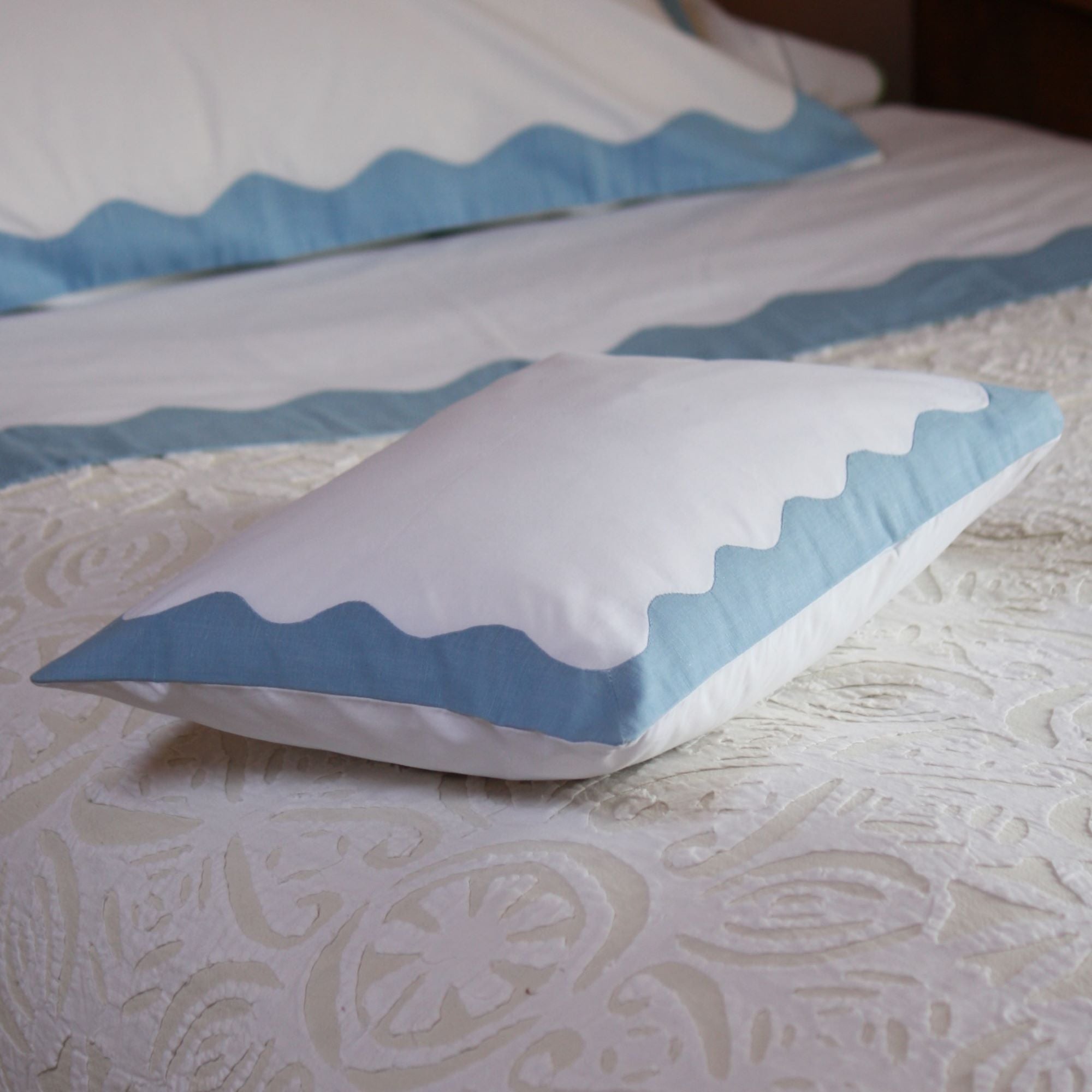 Blue Wave Baby Boudoir Pillowcase
