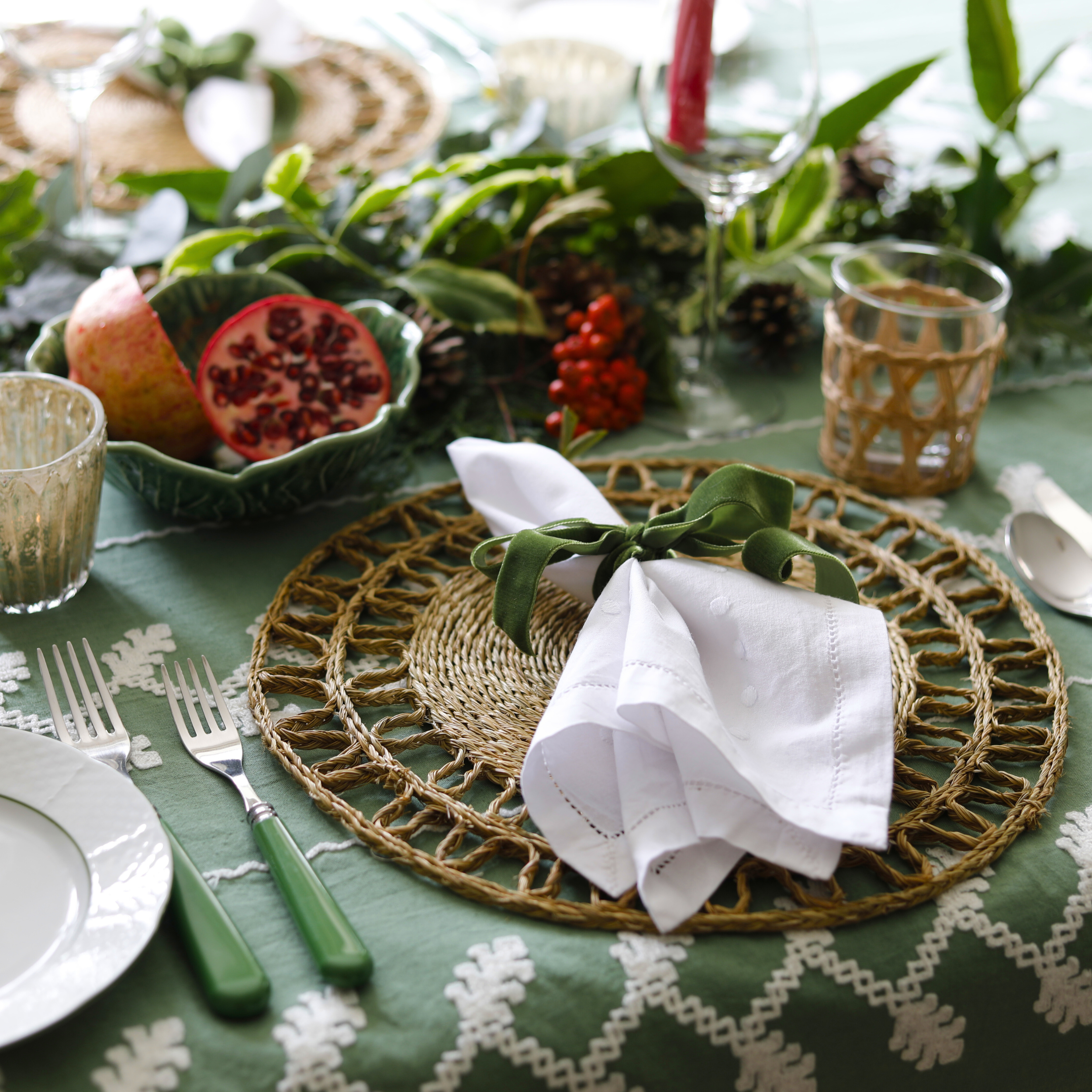 Pretty Natural Handwoven Grass Placemat