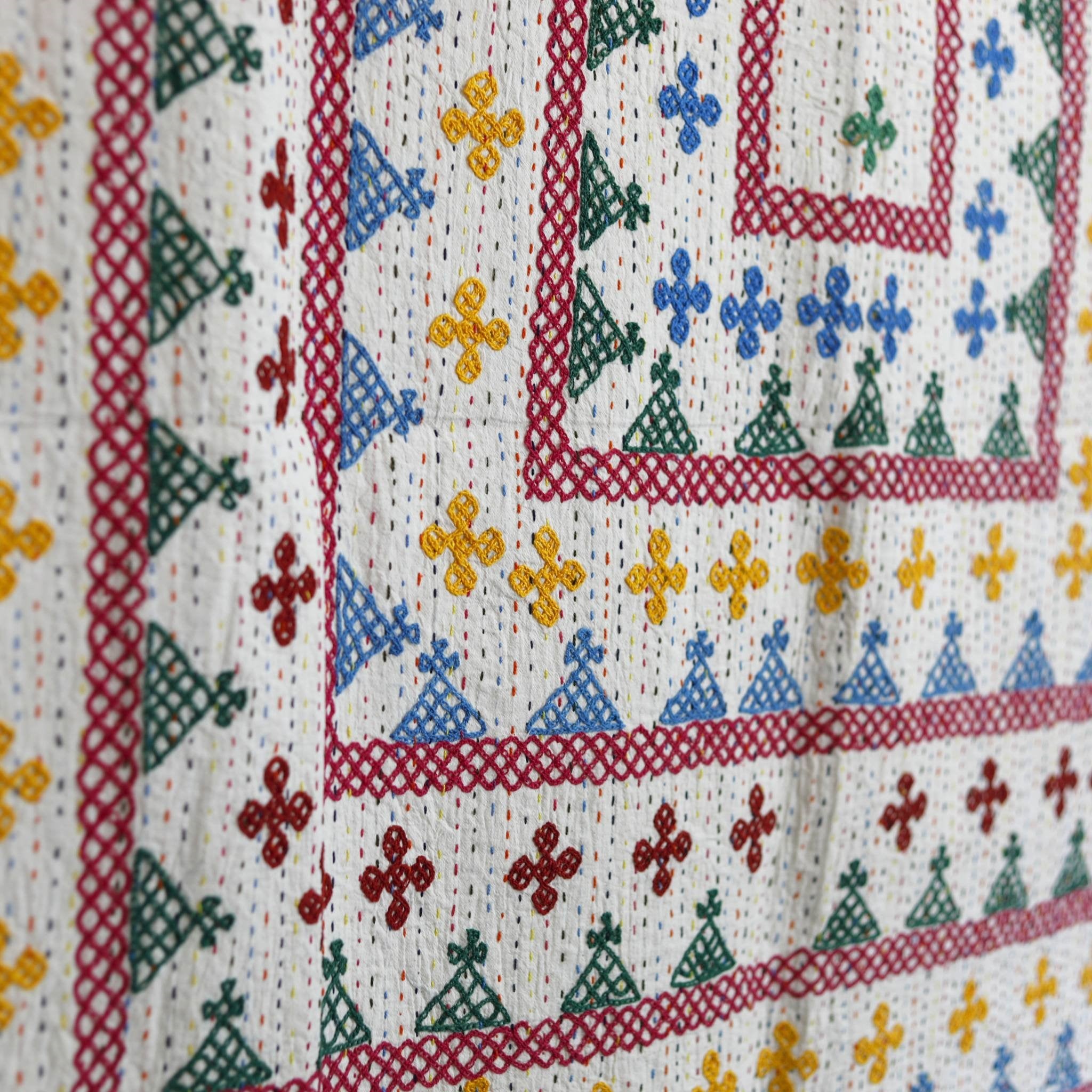 SINGLE KANTHA - Purple, Blue, Yellow, Green