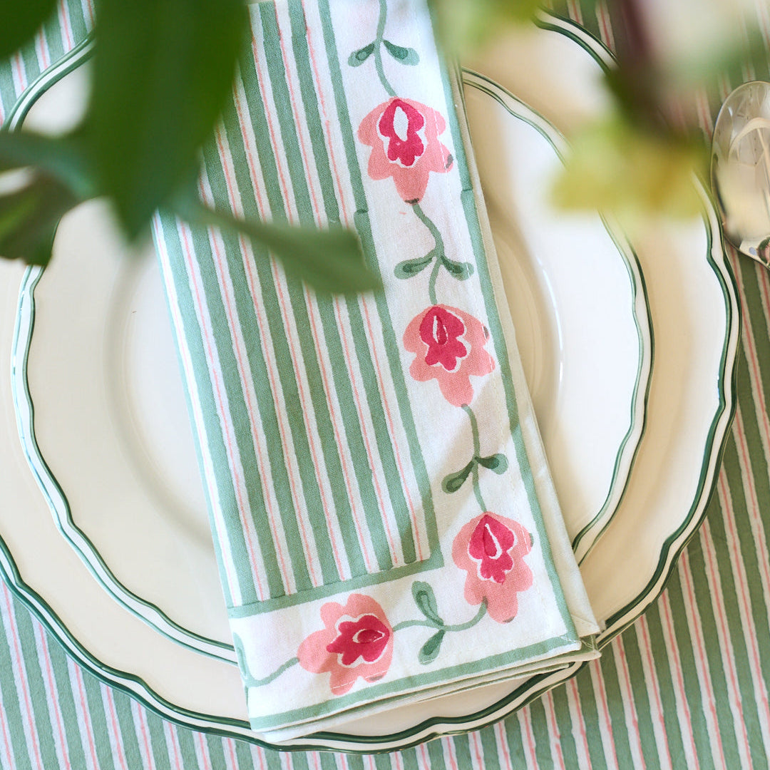 Suzani Stripe Napkins - Set of 4