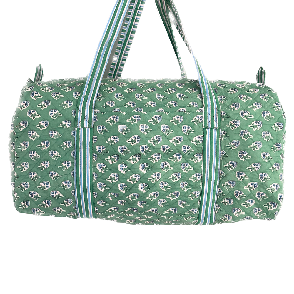 Apple Green Ditsy Weekend Bag