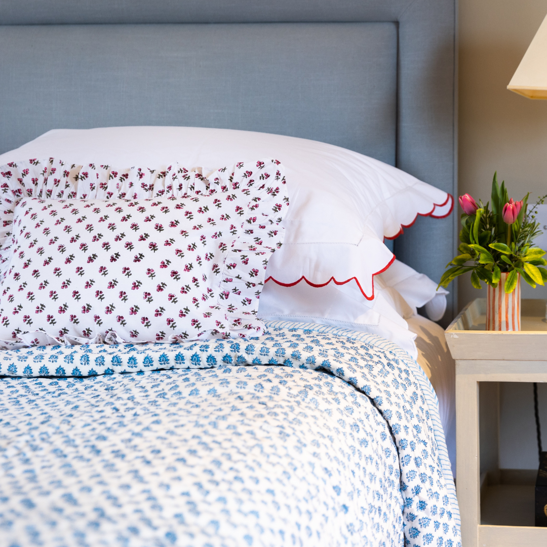 Blue Pomily Quilt