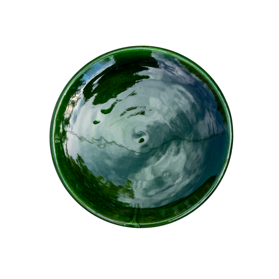 Large Green Serving Plate