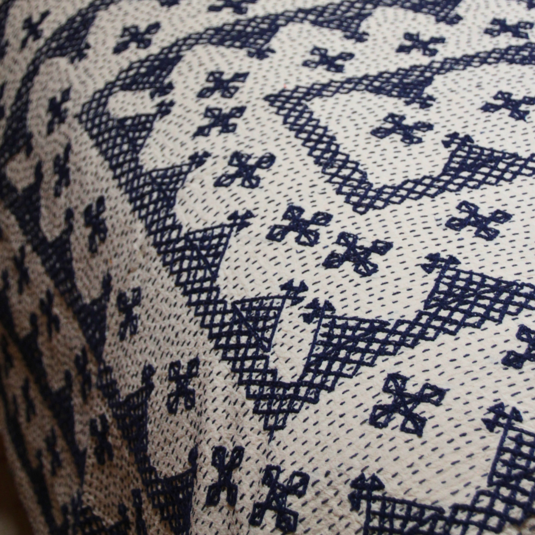 SINGLE KANTHA - NAVY BLUE