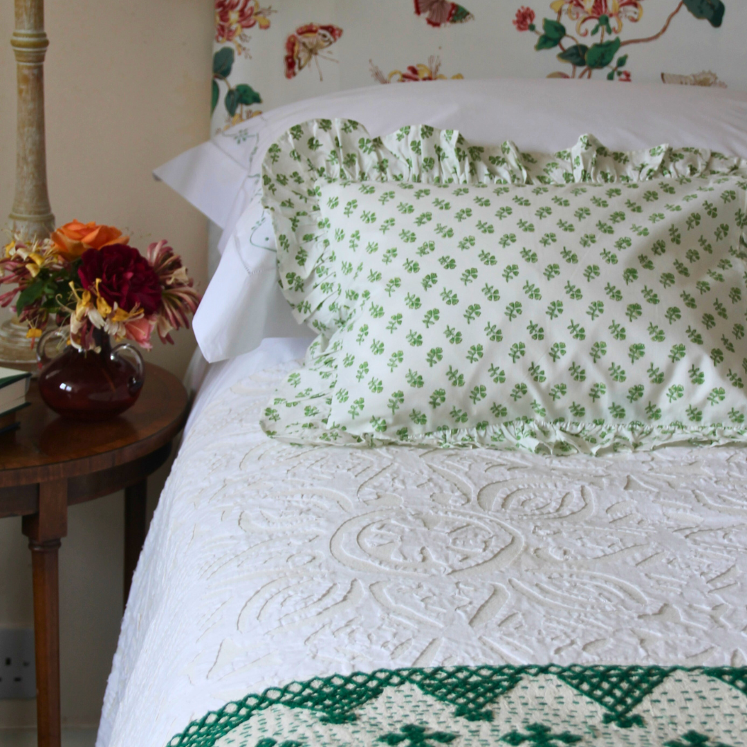 Cut Work Applique Bedspread