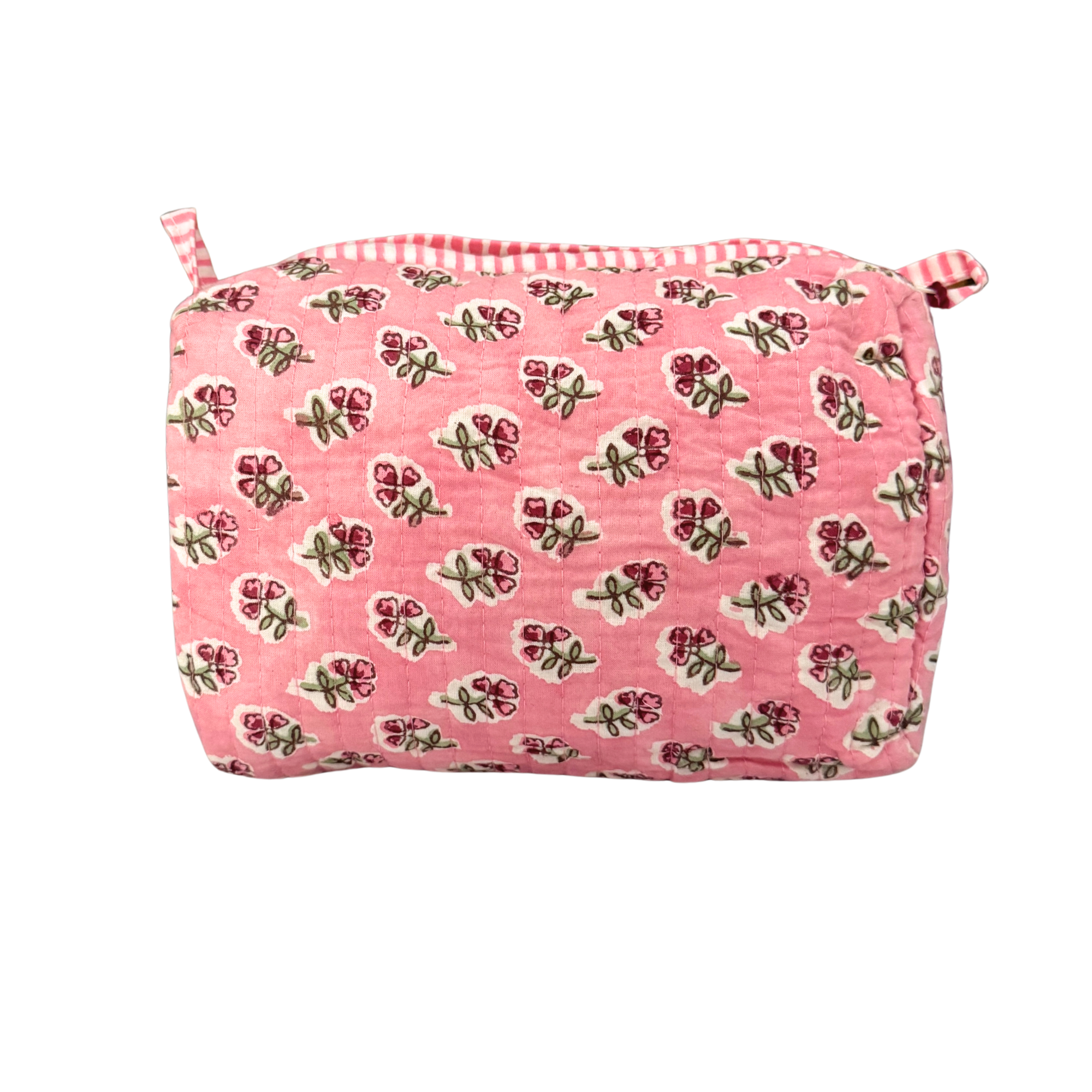 Rose Pink Ditsy Wash Bag
