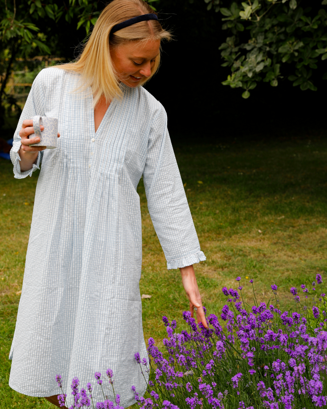 Blue Gingham Nightshirt