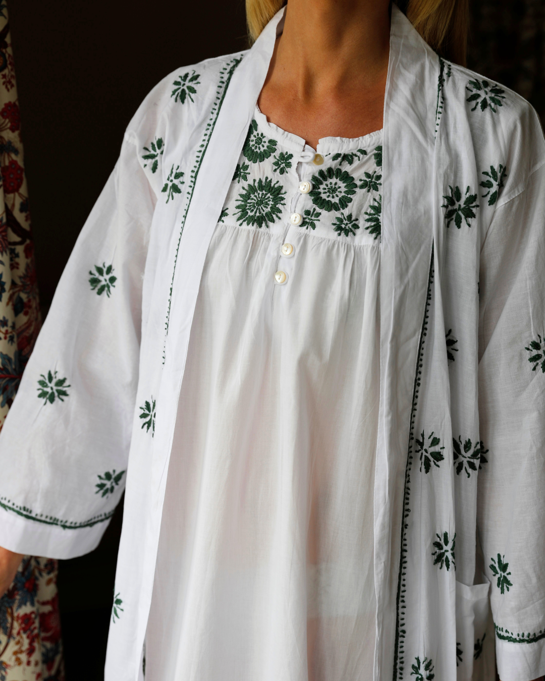 Moss Green Kimono