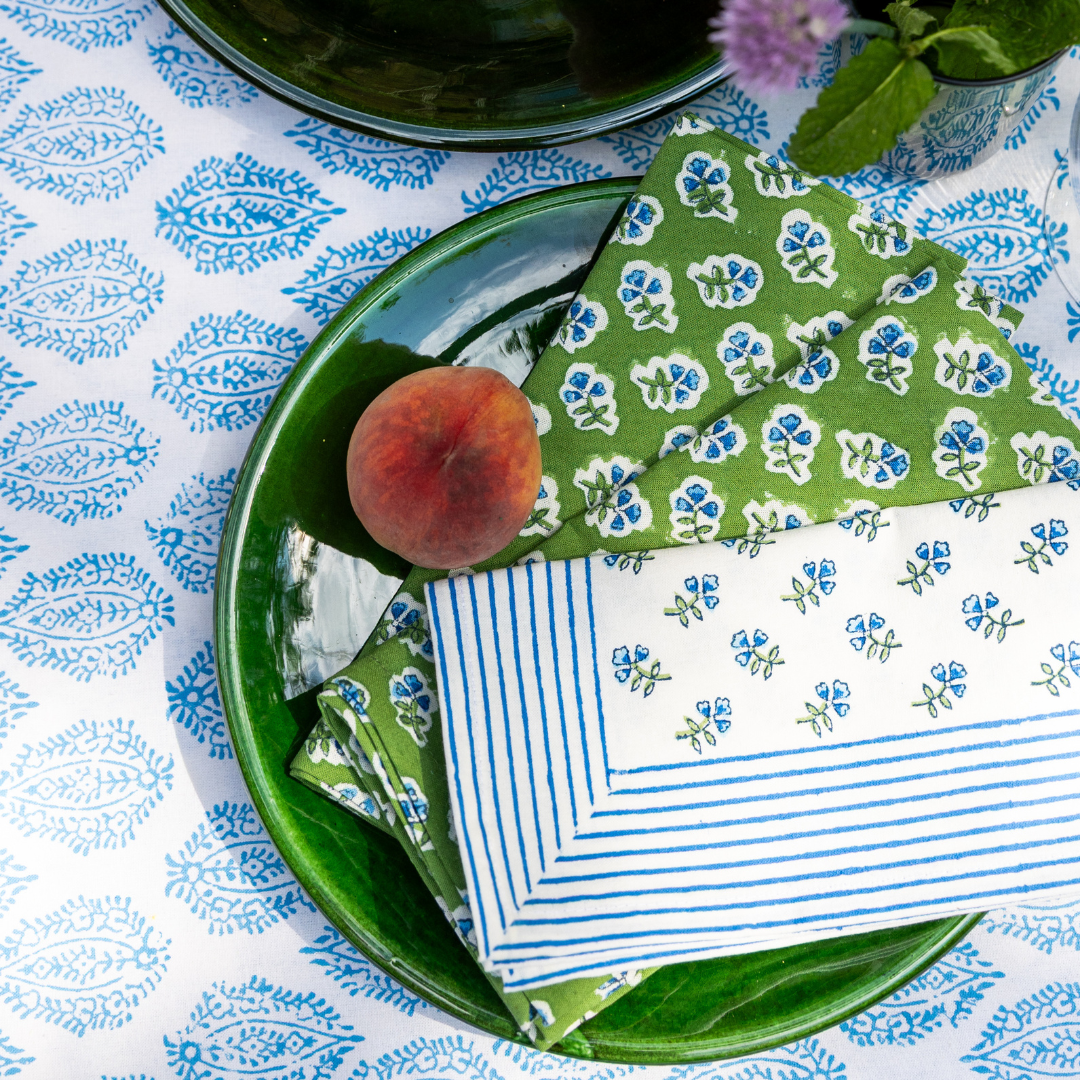 Large Green Serving Plate