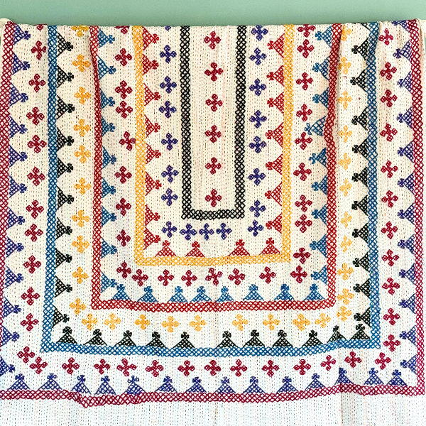 SINGLE KANTHA - PINK, PURPLE, TEAL, GREEN, YELLOW, RED,