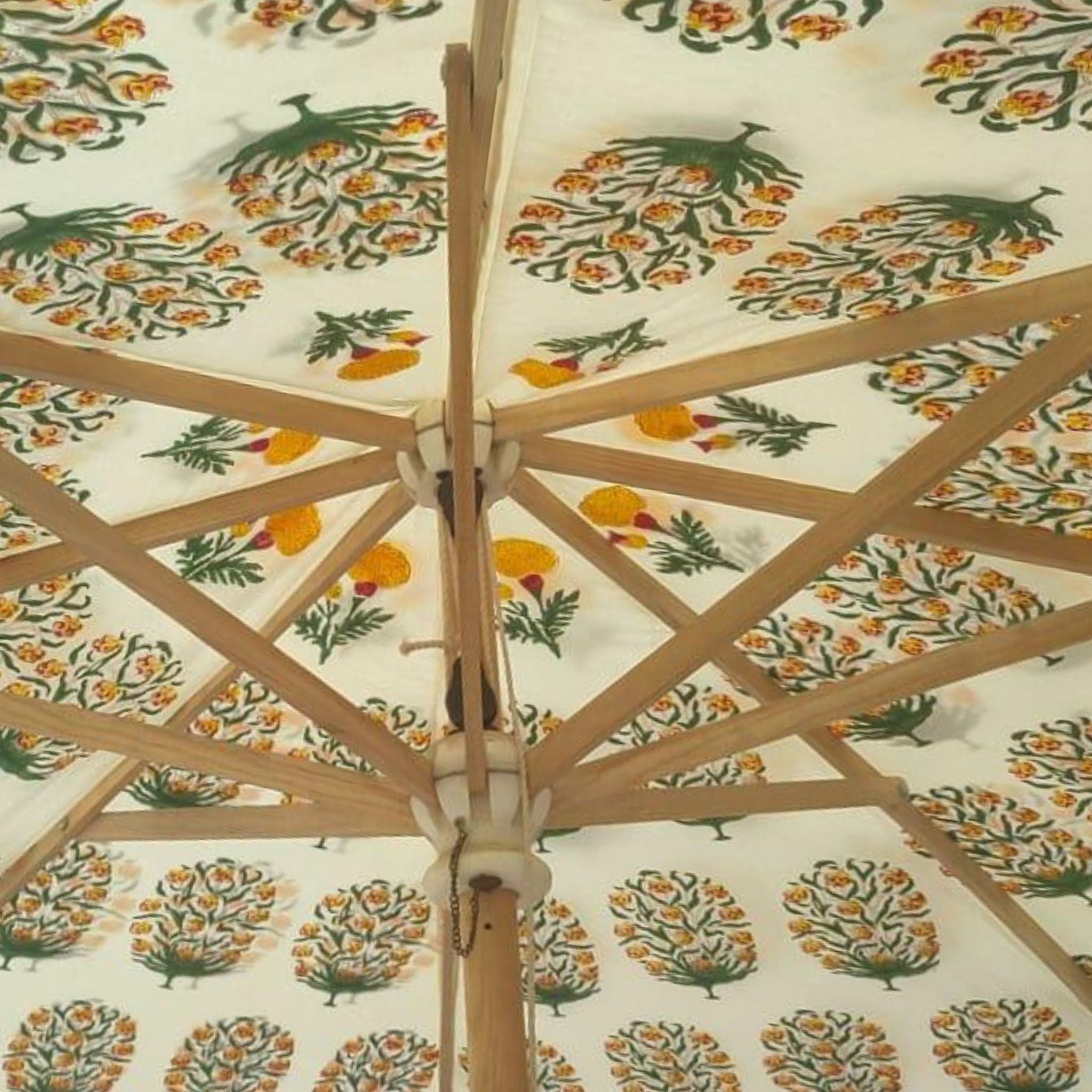 Yellow Green Parasol Umbrella