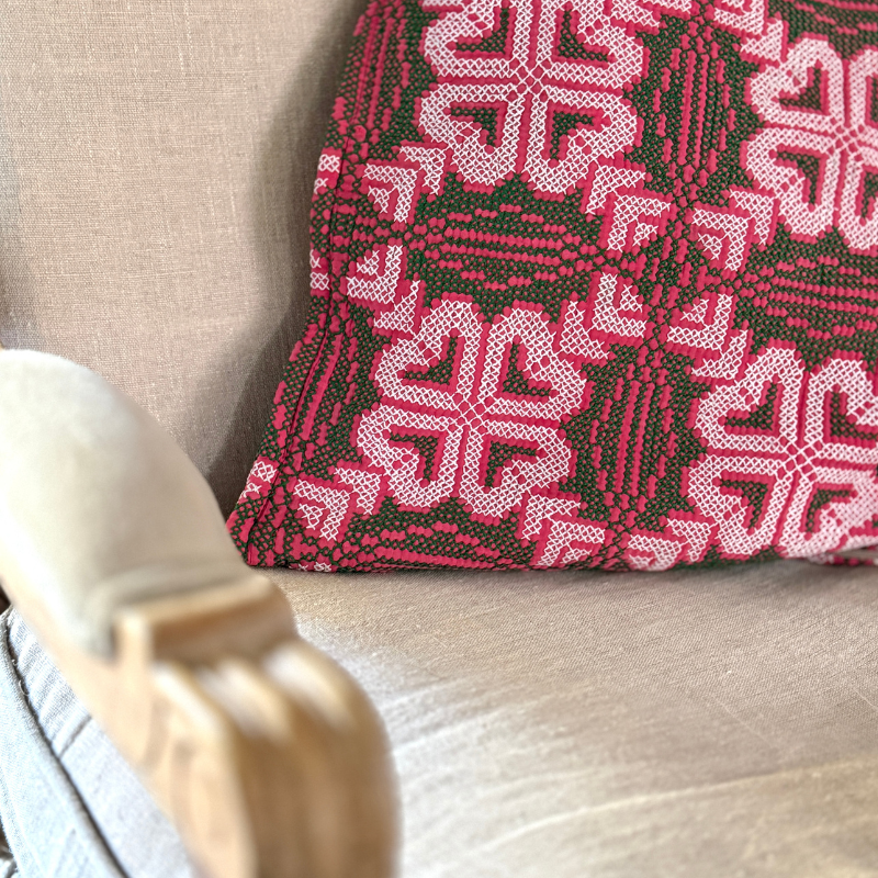 Sample - Cross Stitched Vintage Cushions