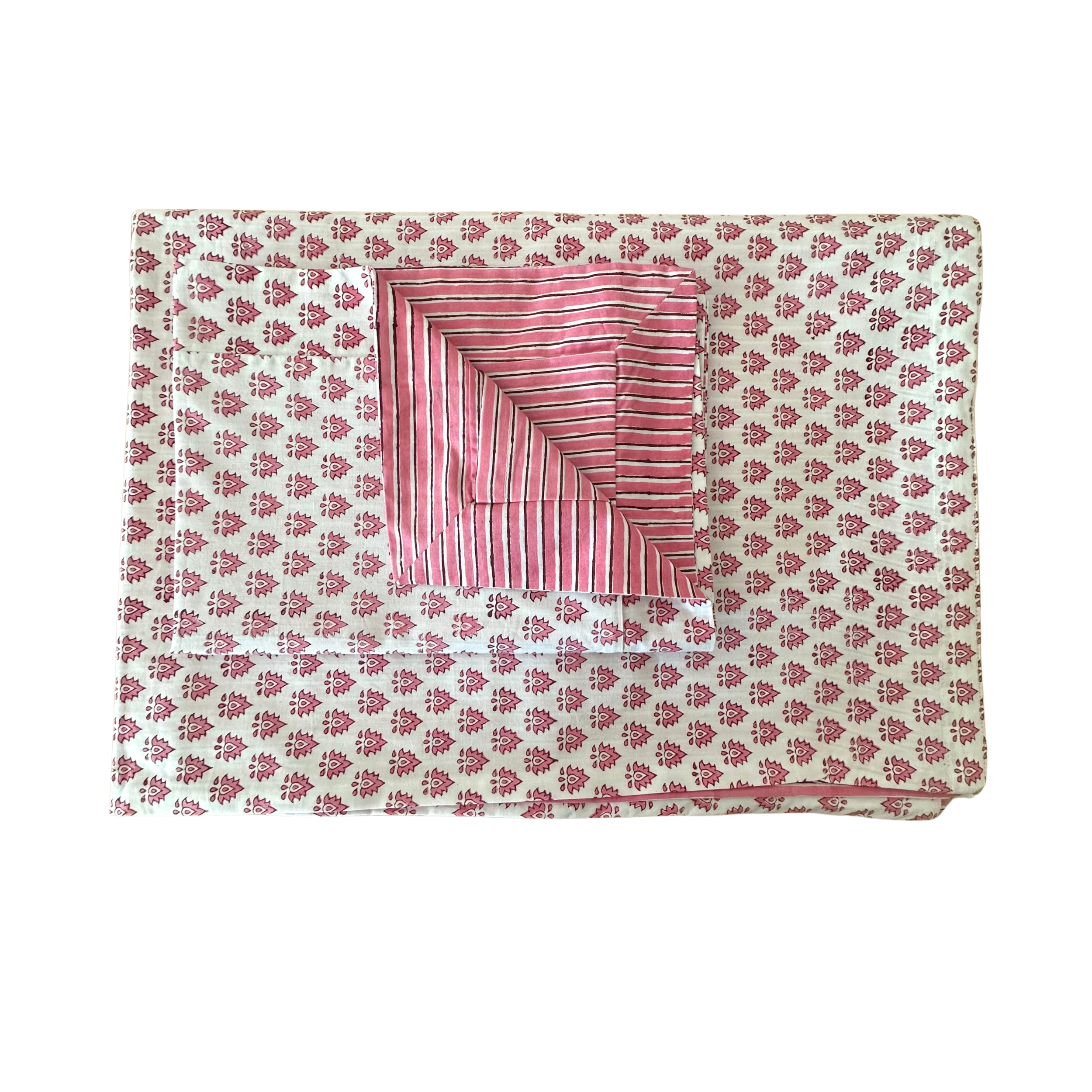 Pink Pomily Duvet Cover