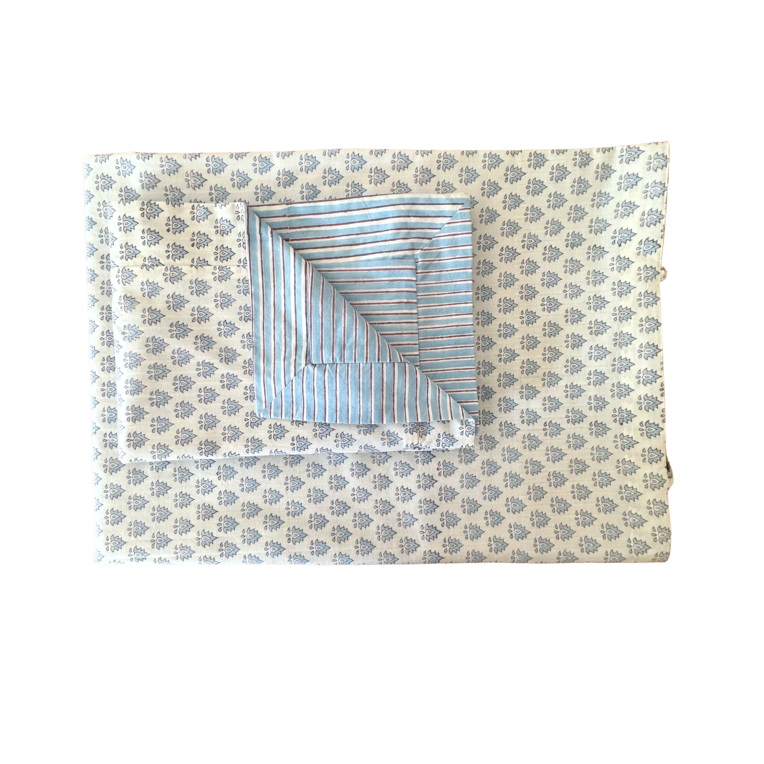 Blue Pomily Duvet Cover