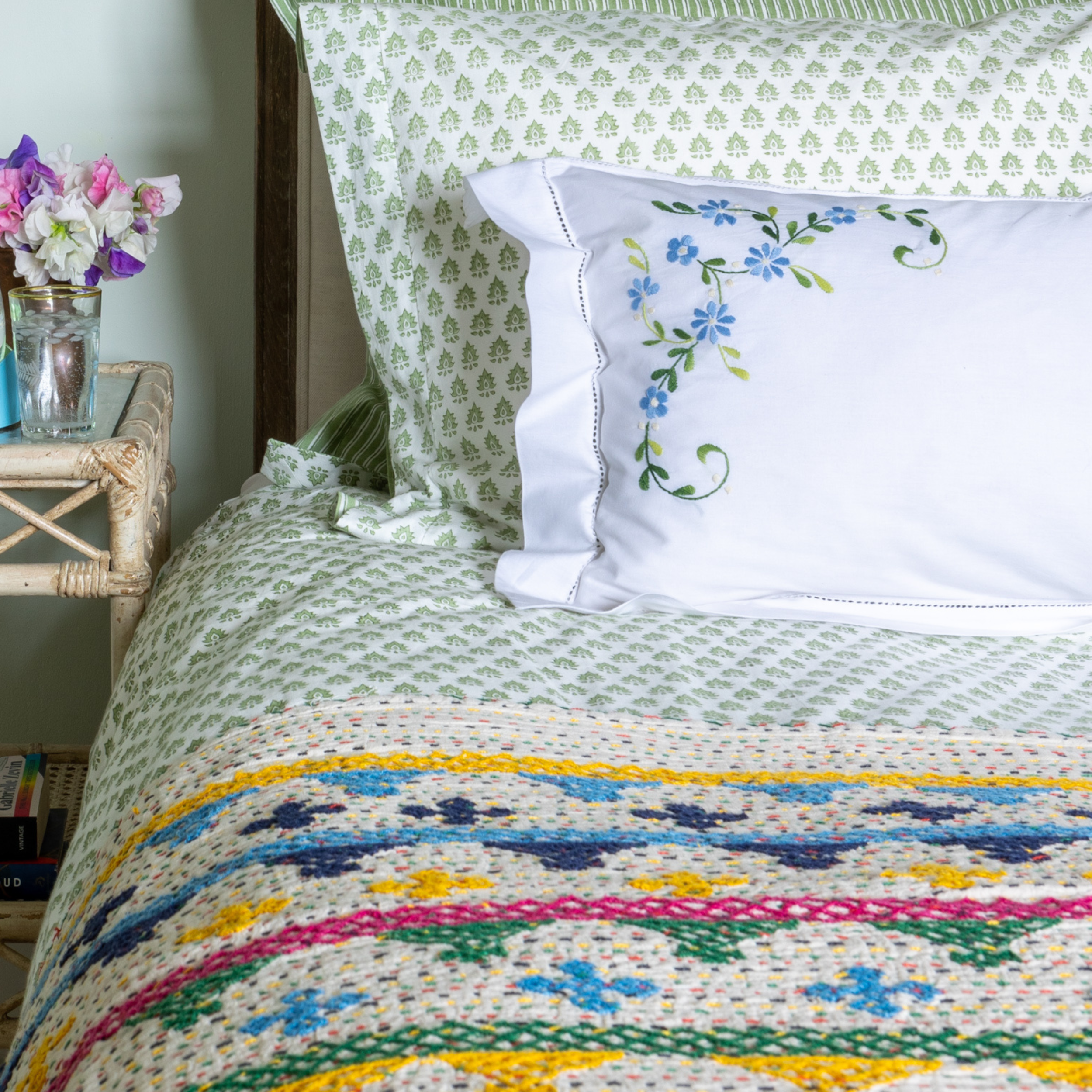 Margot Flowers Baby Boudoir Pillowcase
