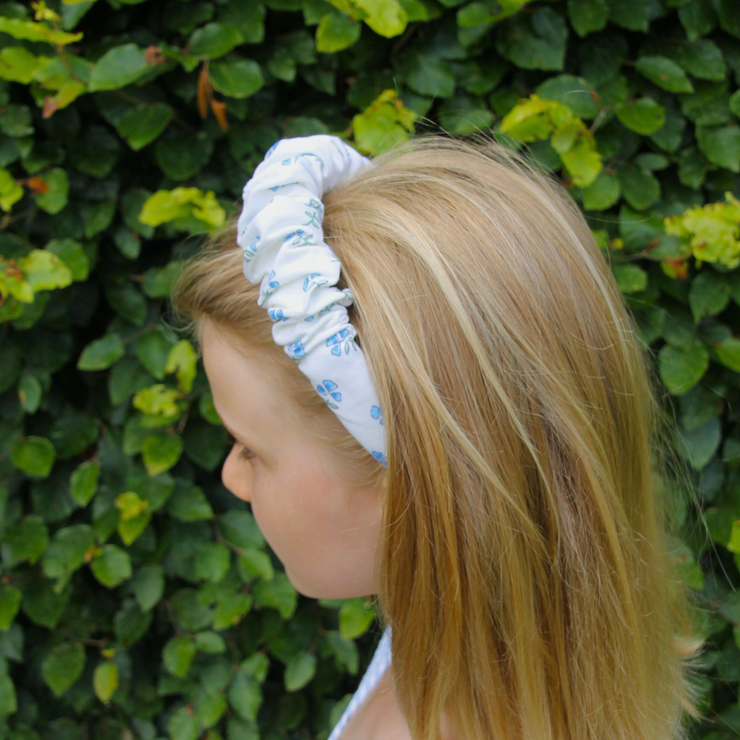 Blue Ditsy Hairband