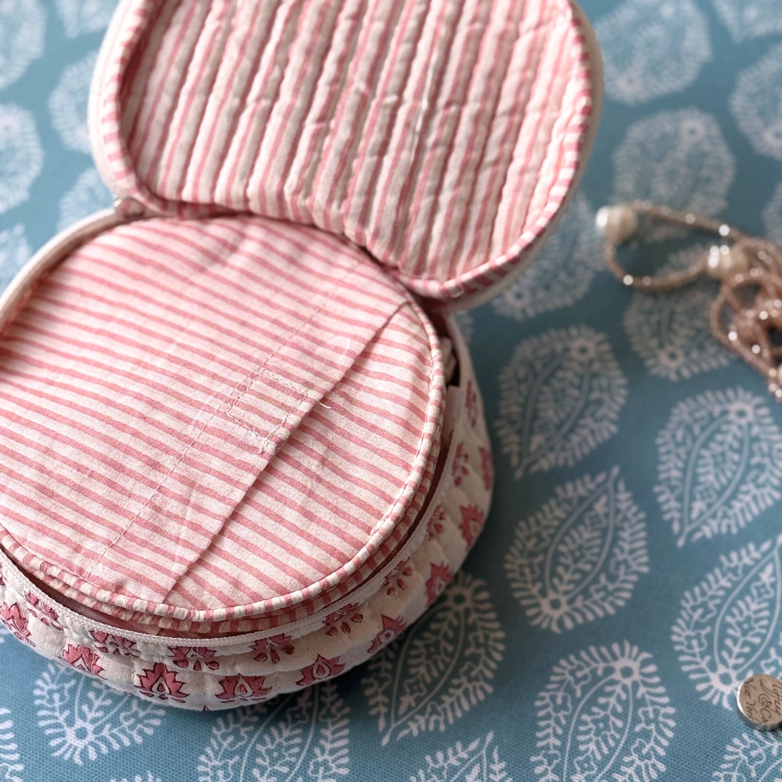 Pink Pomily Jewellery Pouch