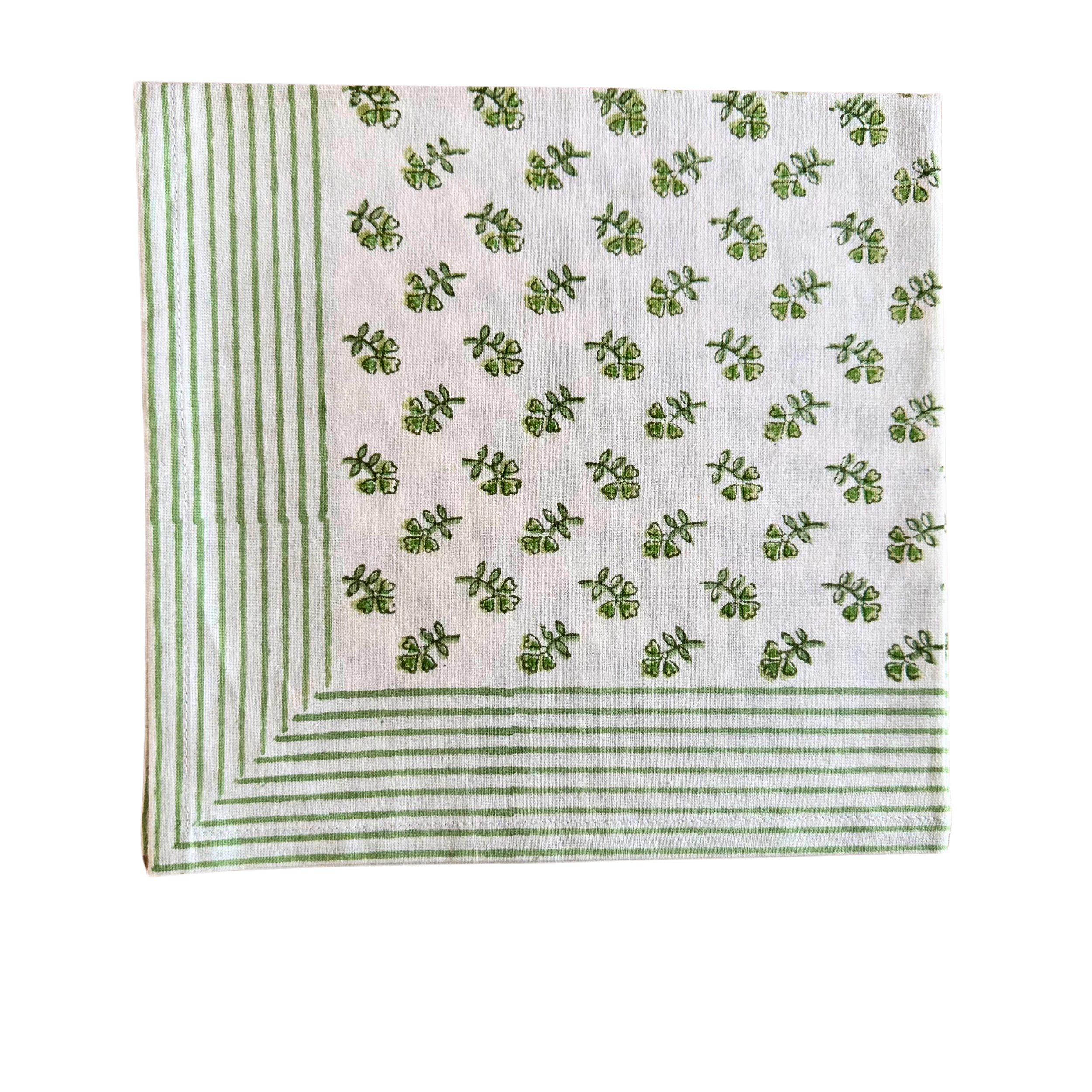 Green Ditsy Napkin - Set of 4
