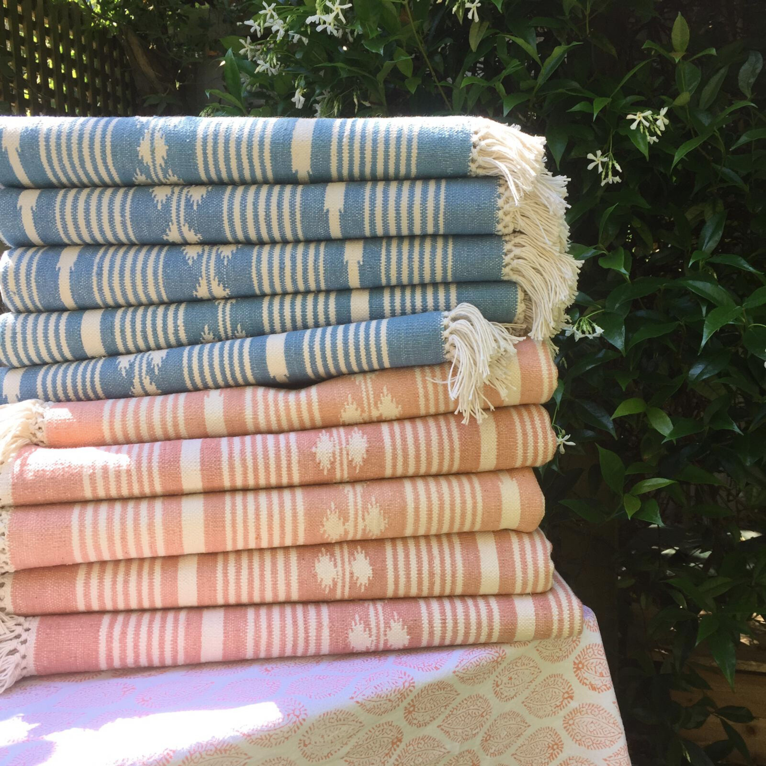 Pink Stripe Rug