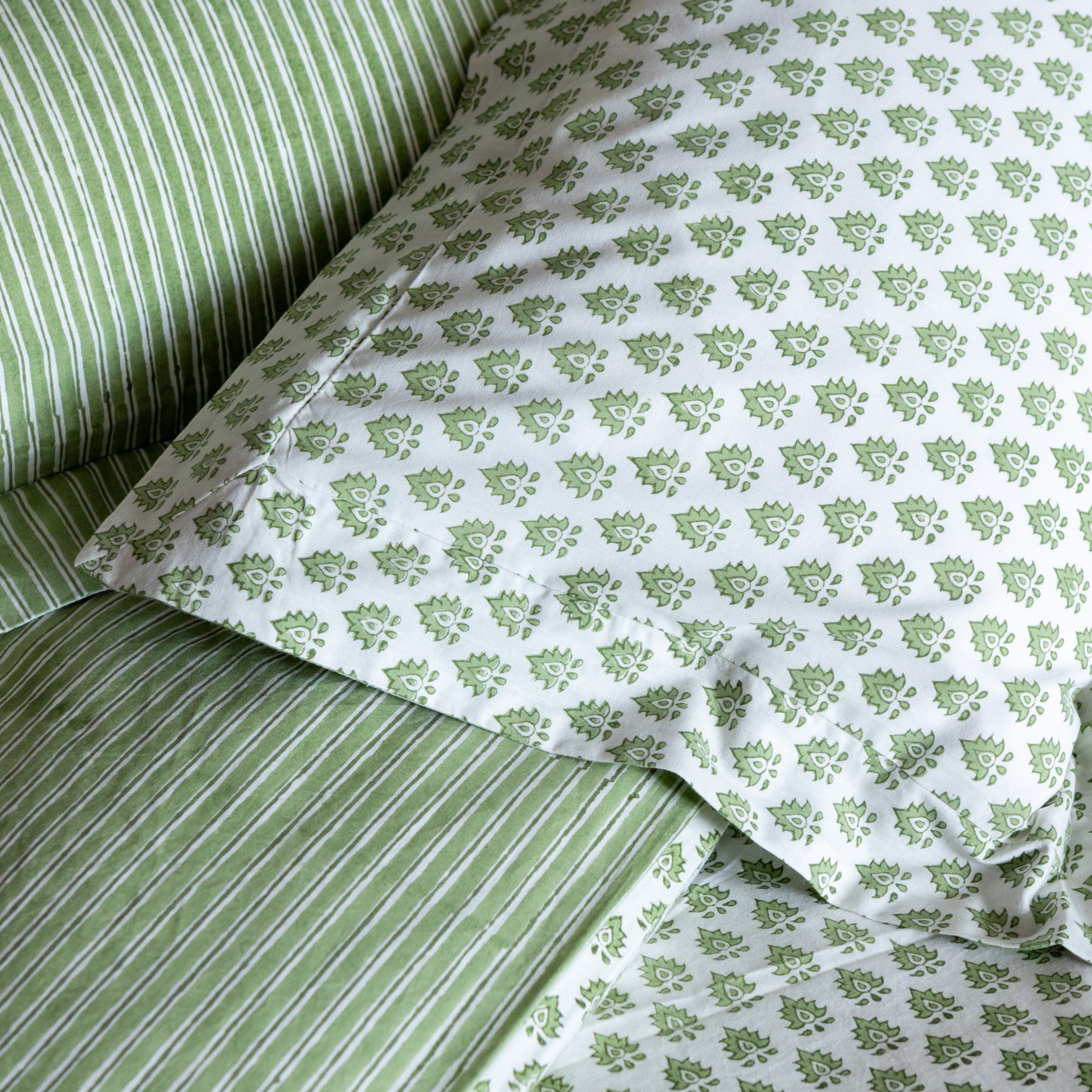 Green Pomily Baby / Boudoir Pillowcase
