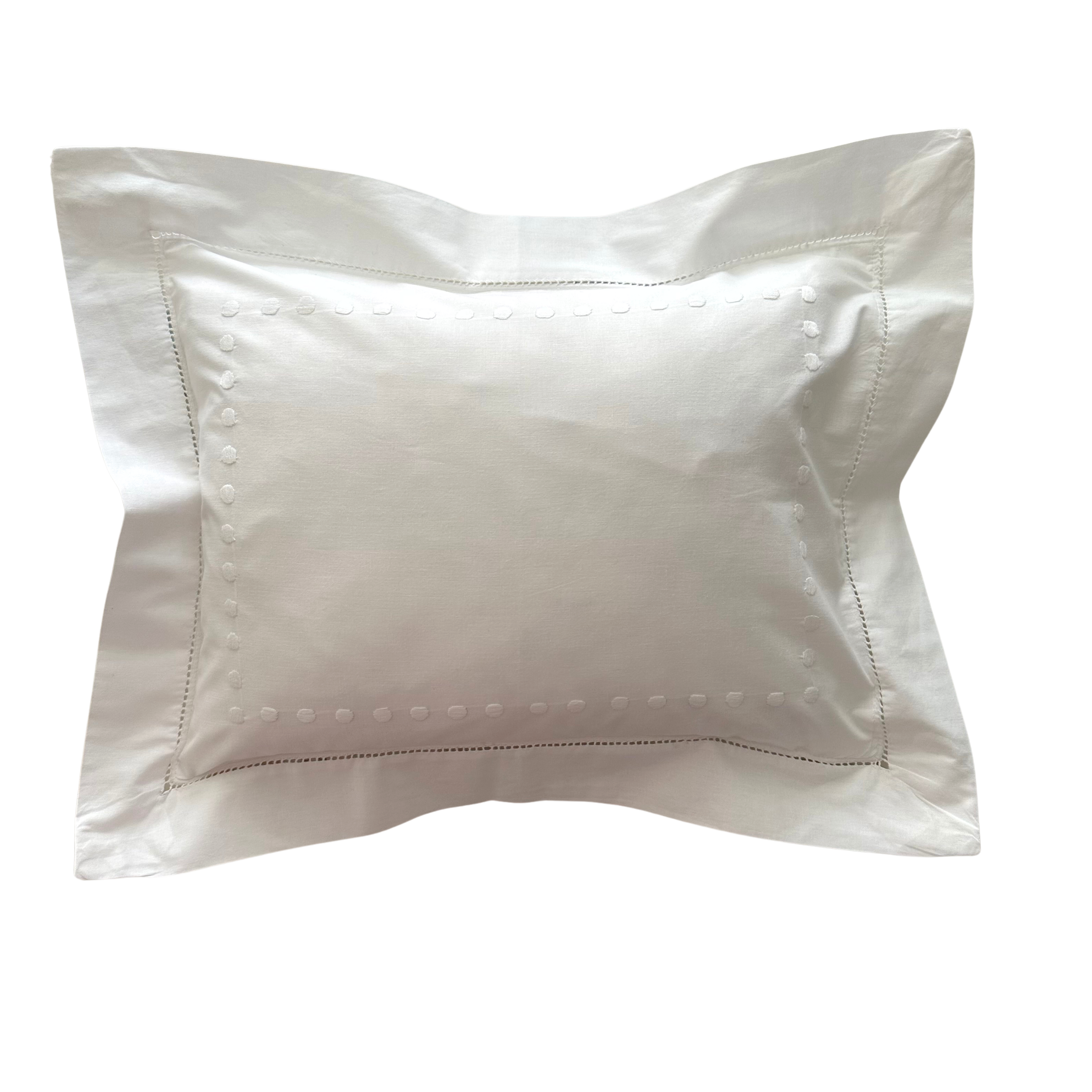 White Dots Baby Boudoir Pillowcase