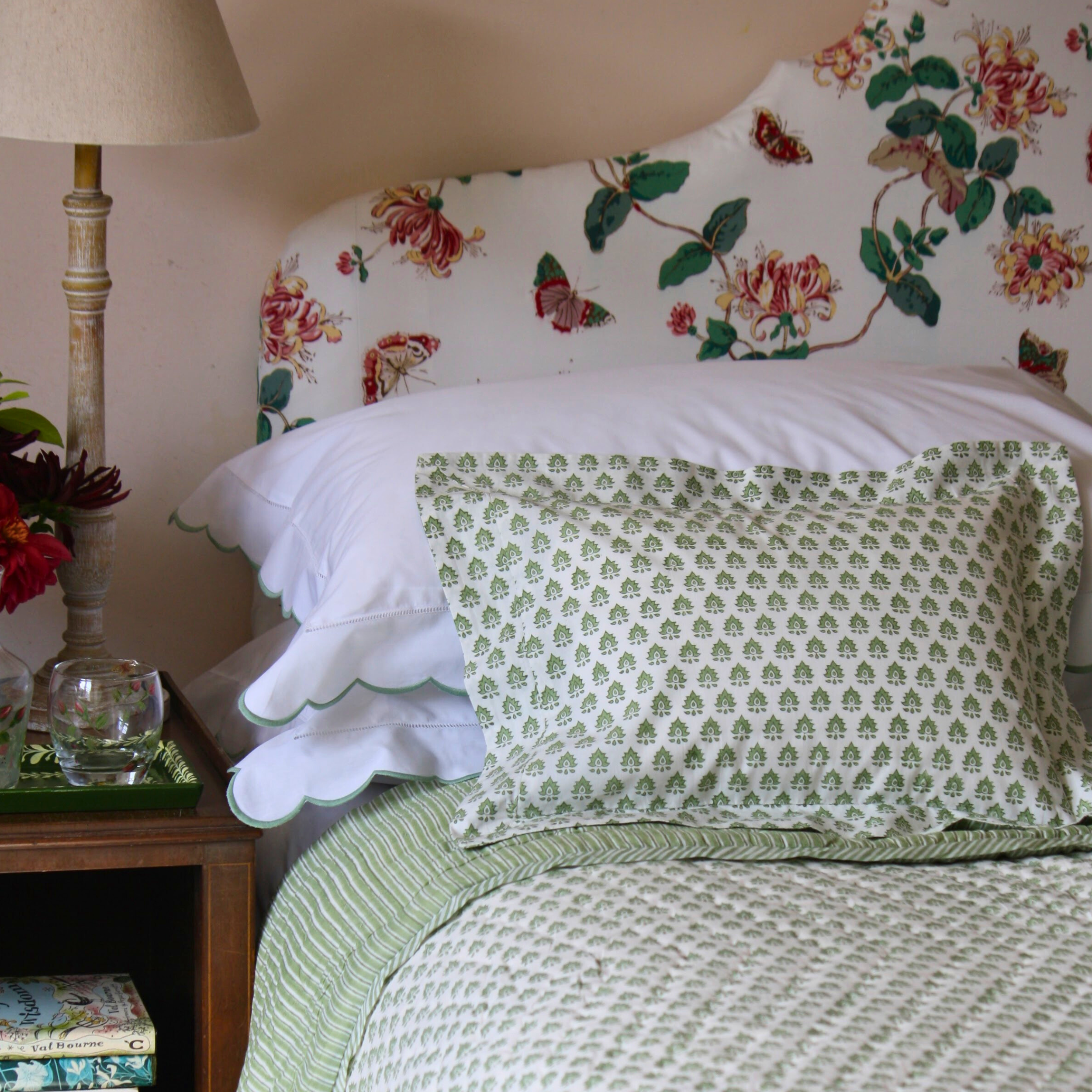 Green Pomily Baby Boudoir Pillowcase