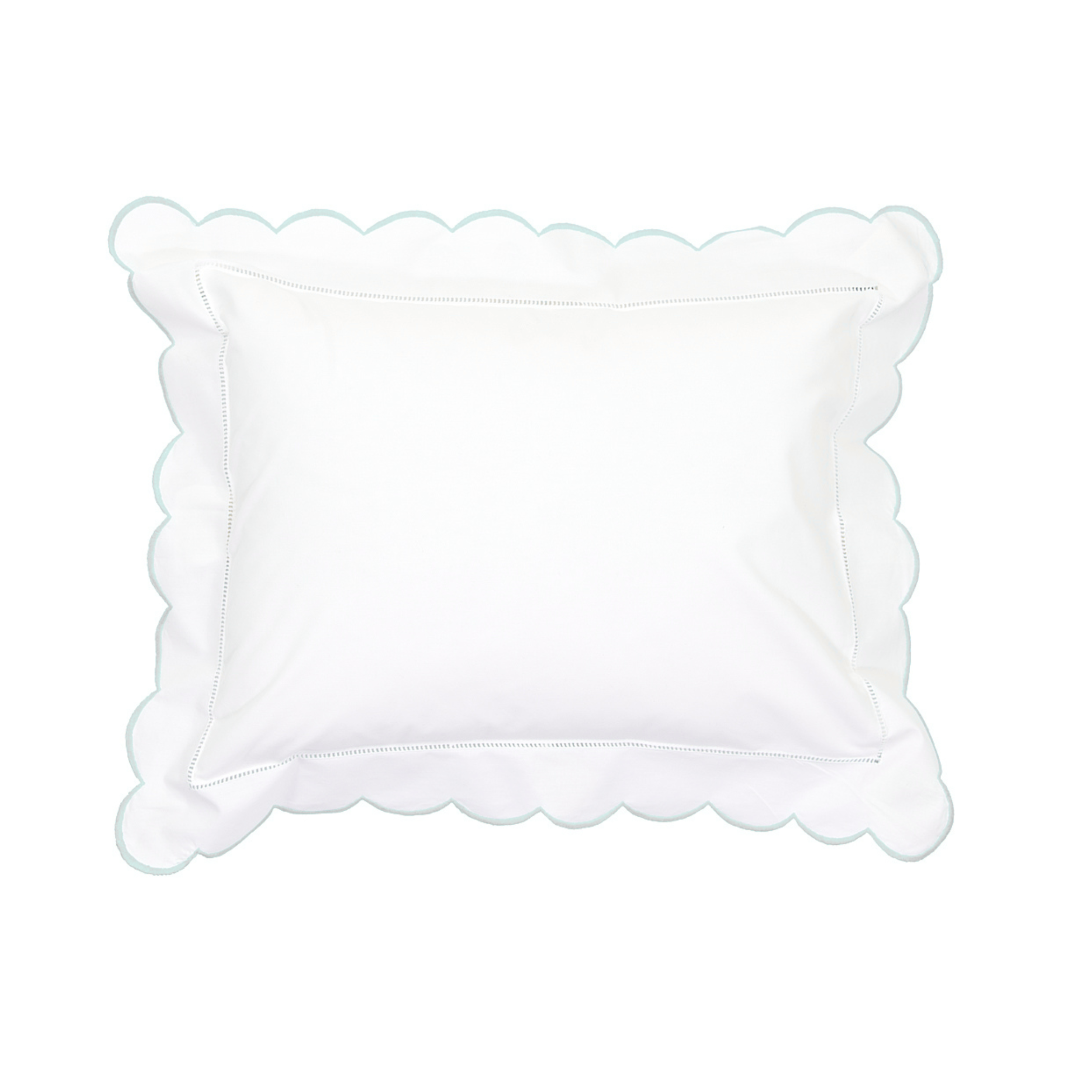 Duck Egg Scallop Baby Pillowcase