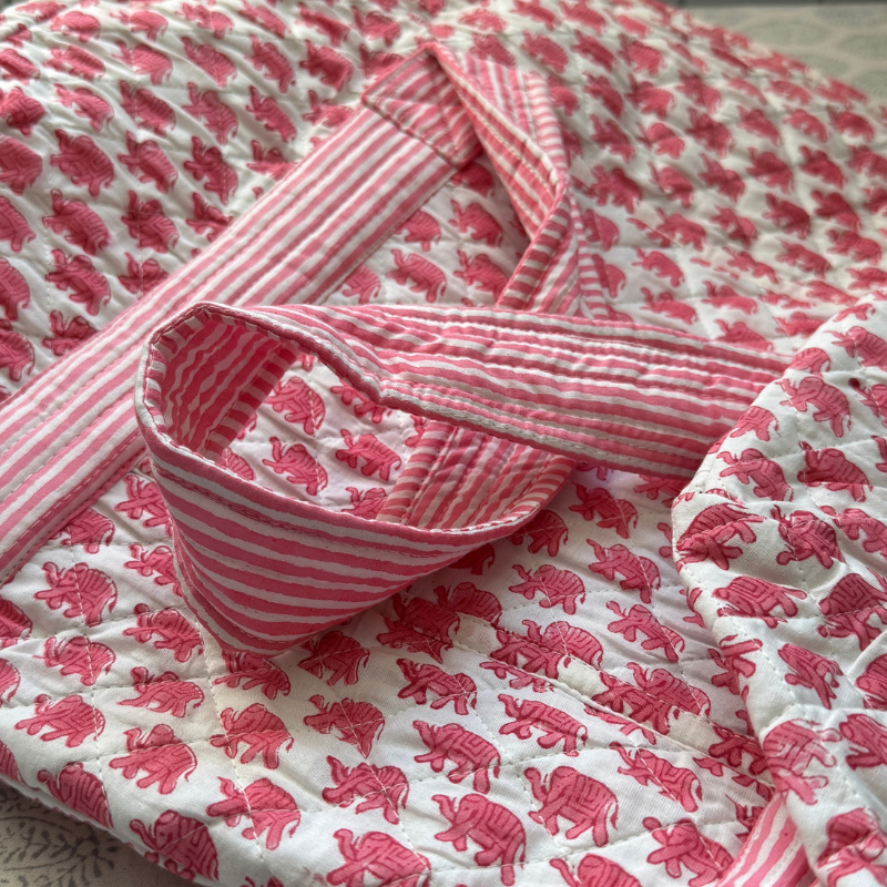Pink Elephant Weekend Bag