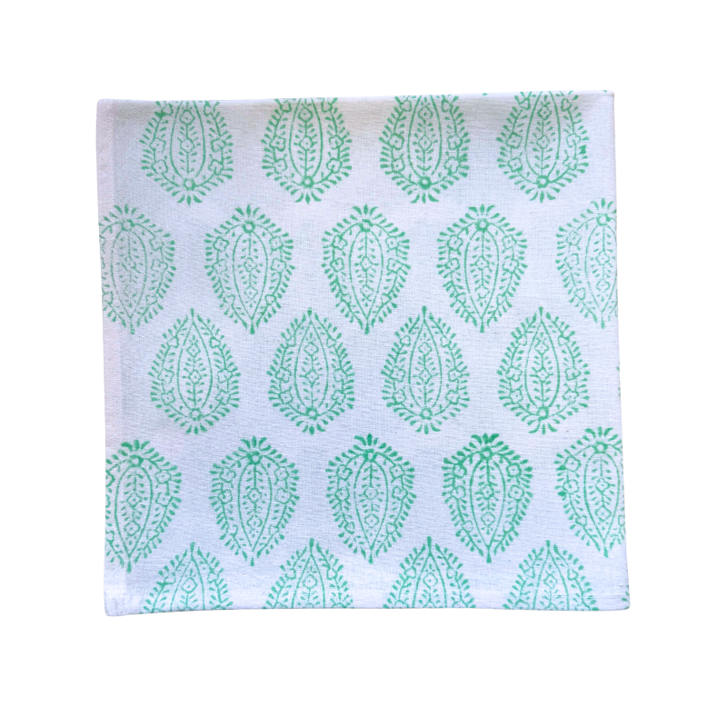 Green Leaf Napkin - Set of 4