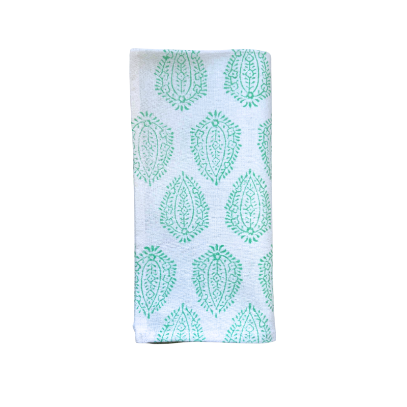 Green Leaf Napkin - Set of 4