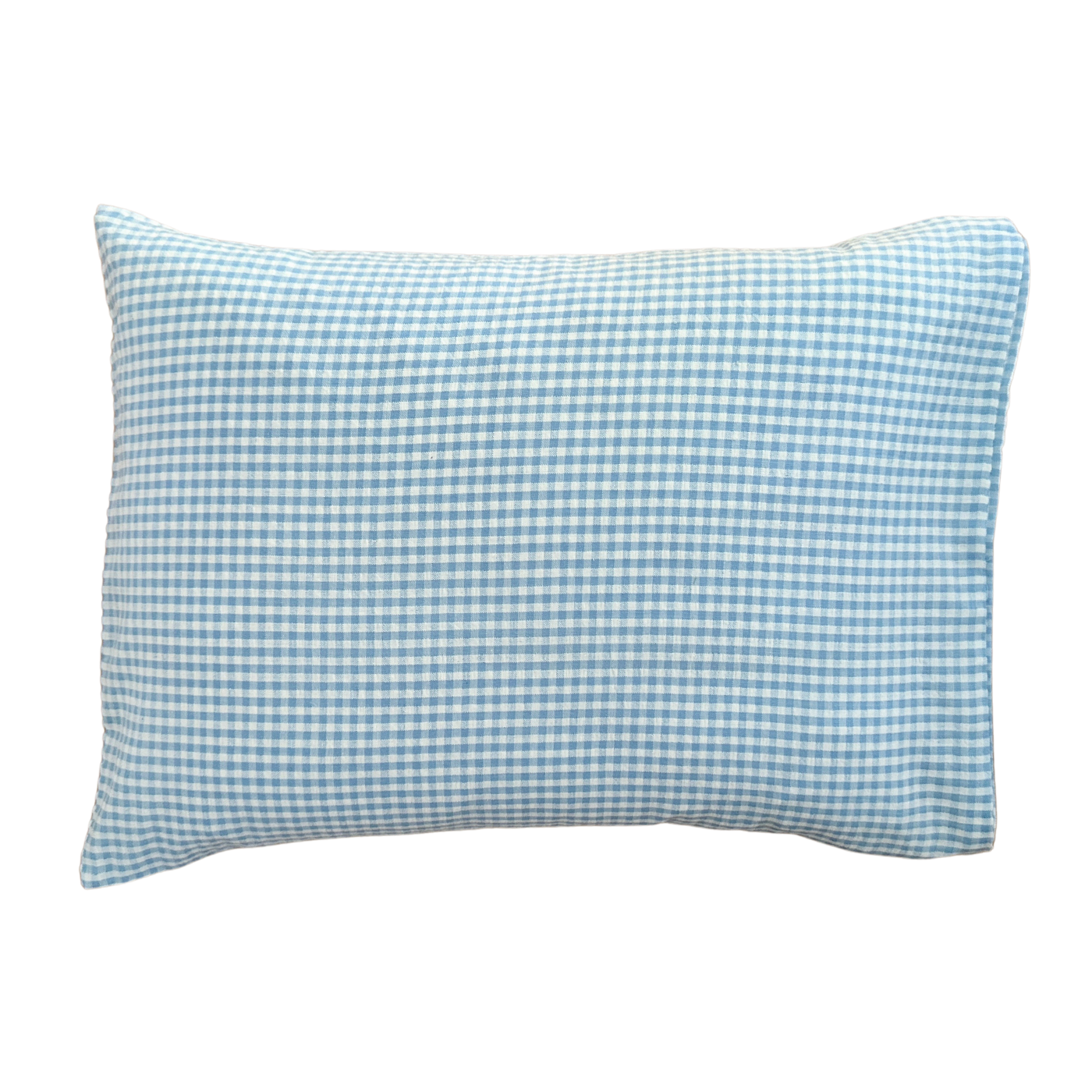 Blue Gingham Baby Boudoir Pillowcase