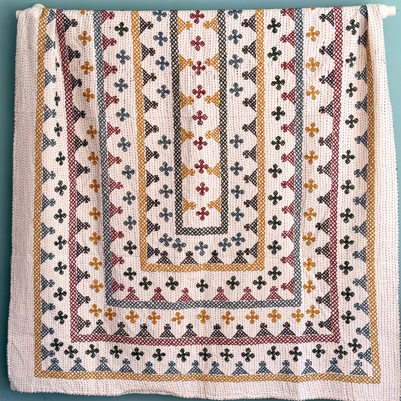 SINGLE KANTHA - AUTUMN COLOURS 2