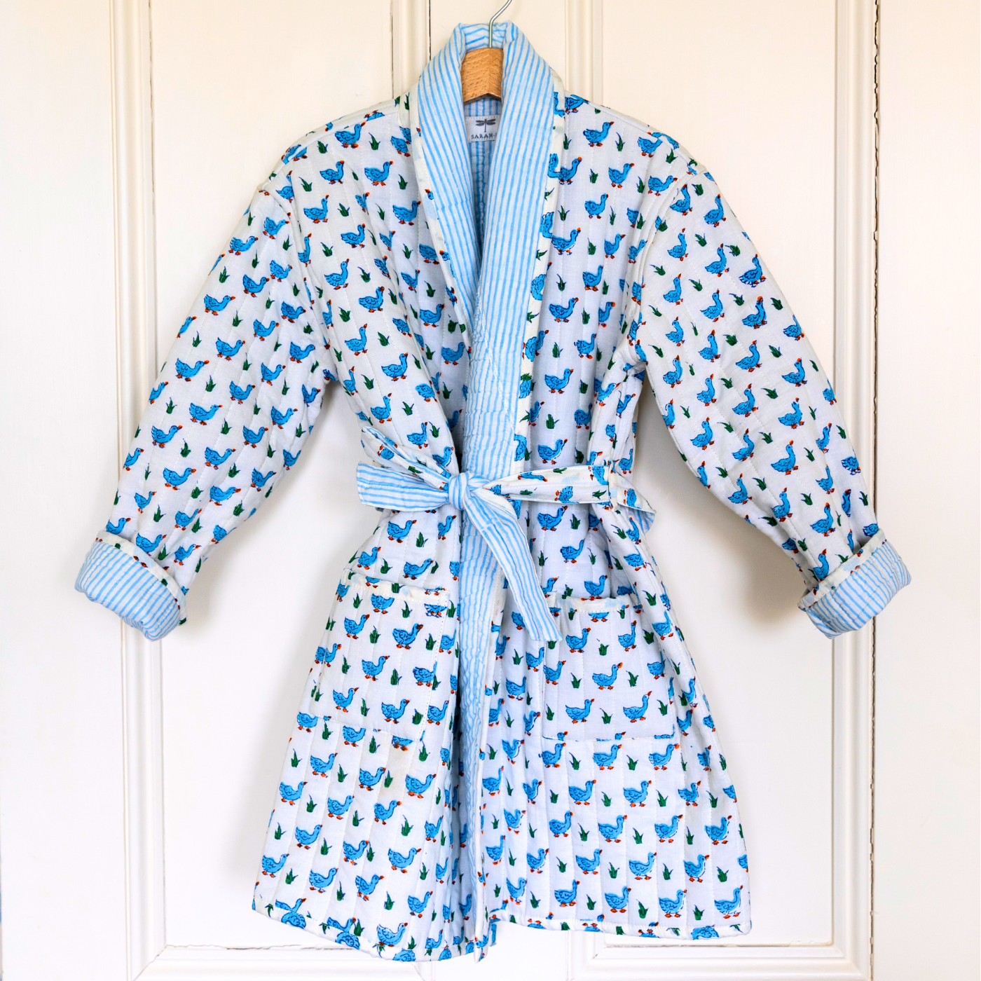 Children's Blue Duck Dressing Gown