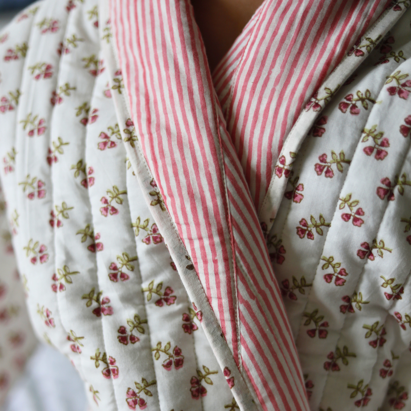 Children's Pink Ditsy Dressing Gown