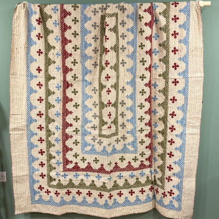 SINGLE KANTHA - BLUE, MAROON, KHAKI