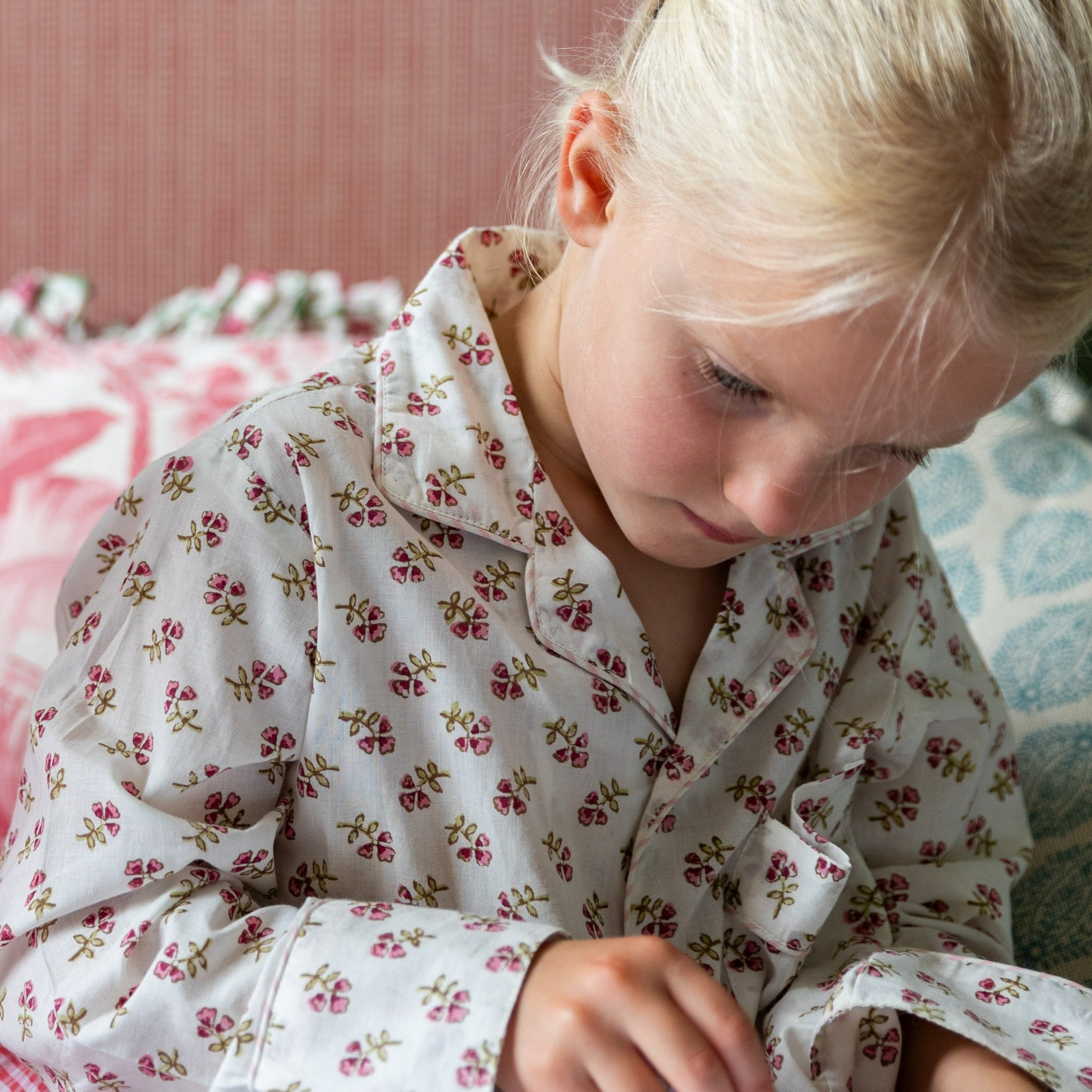 Pink Ditsy Children’s Pyjamas
