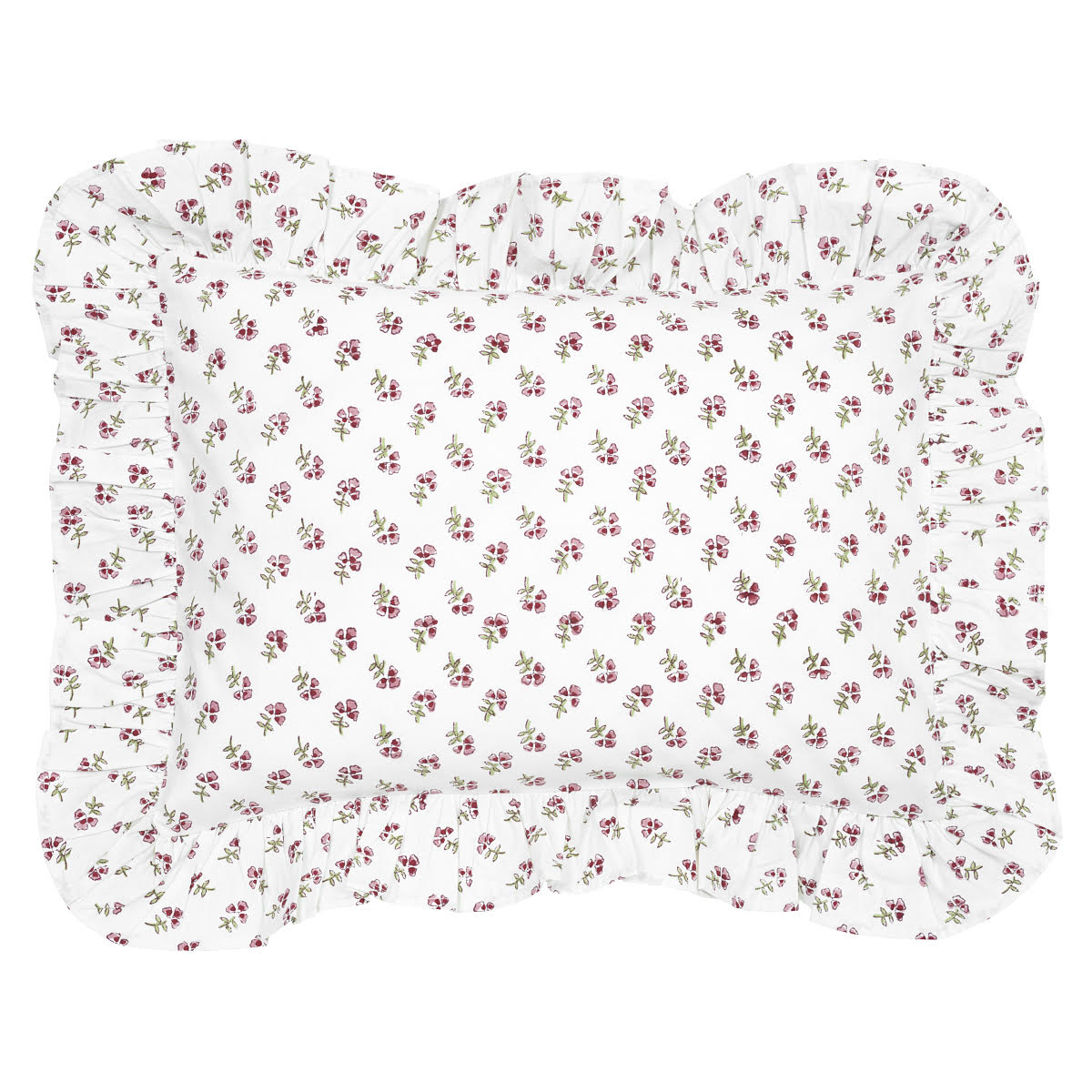 Pink Ditsy Baby Pillowcase
