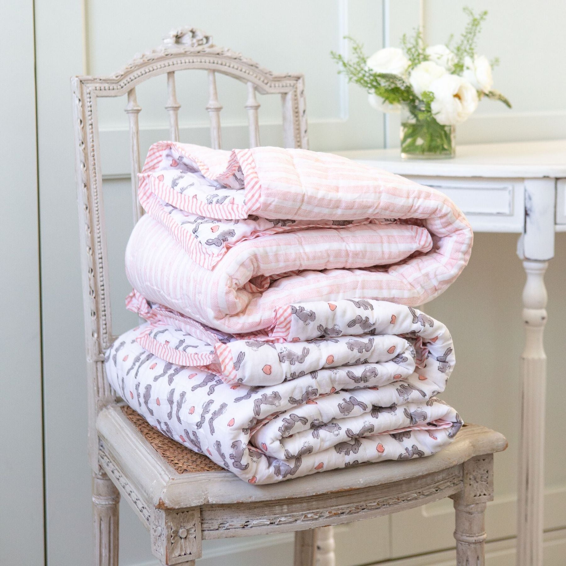 Pink Bunny Quilt