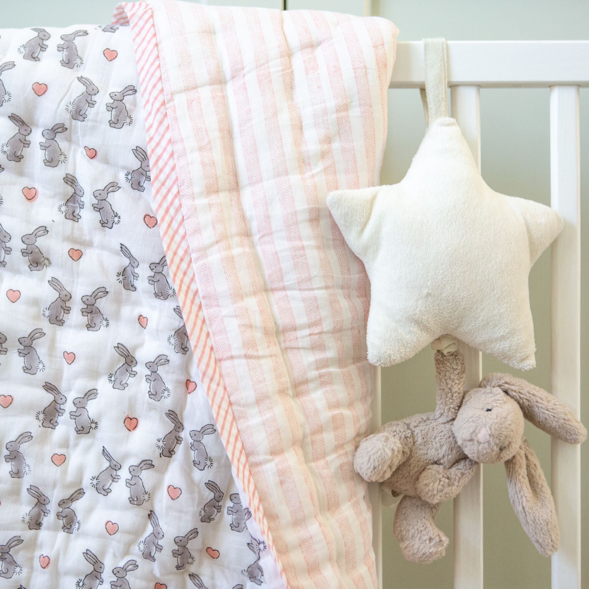Pink Bunny Quilt