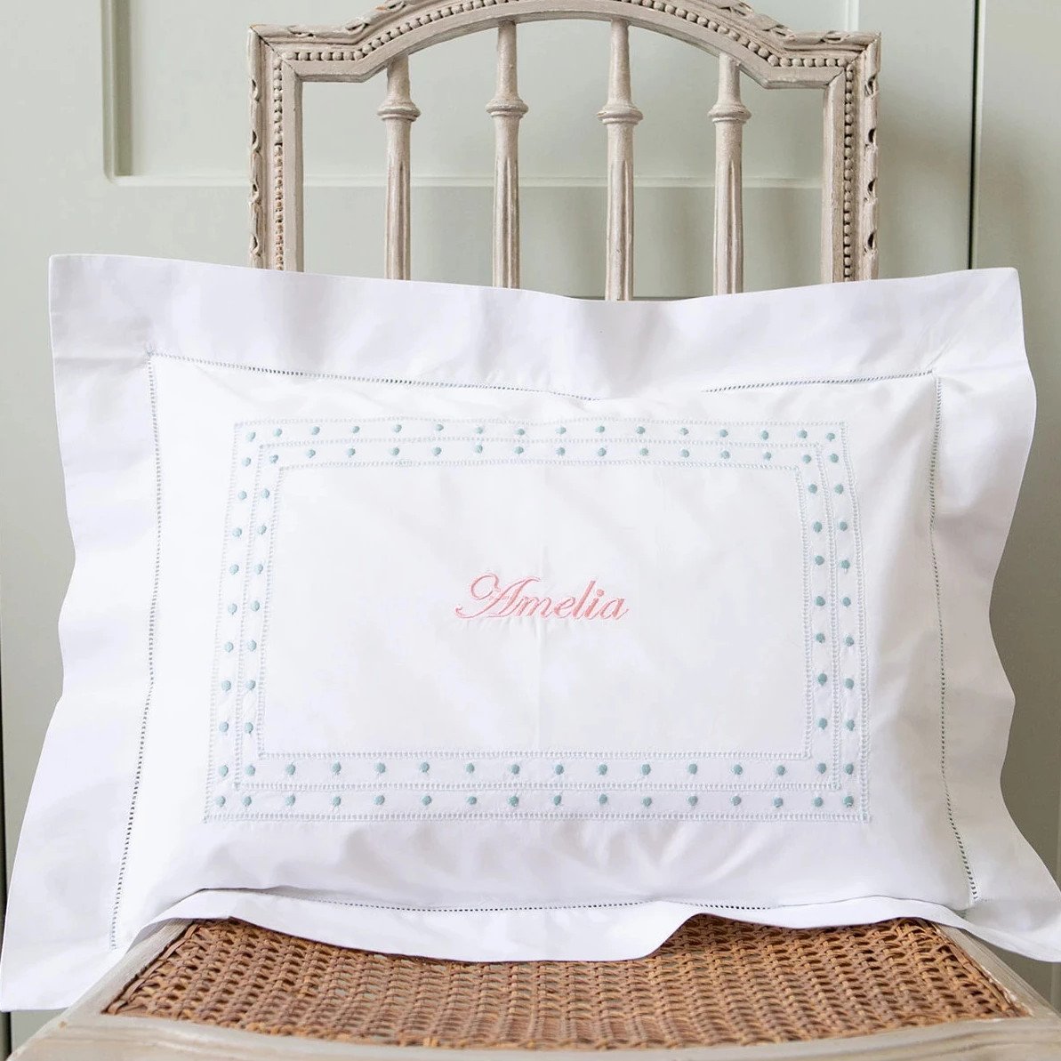 Duck Egg Matilda Baby / Boudoir Pillowcase