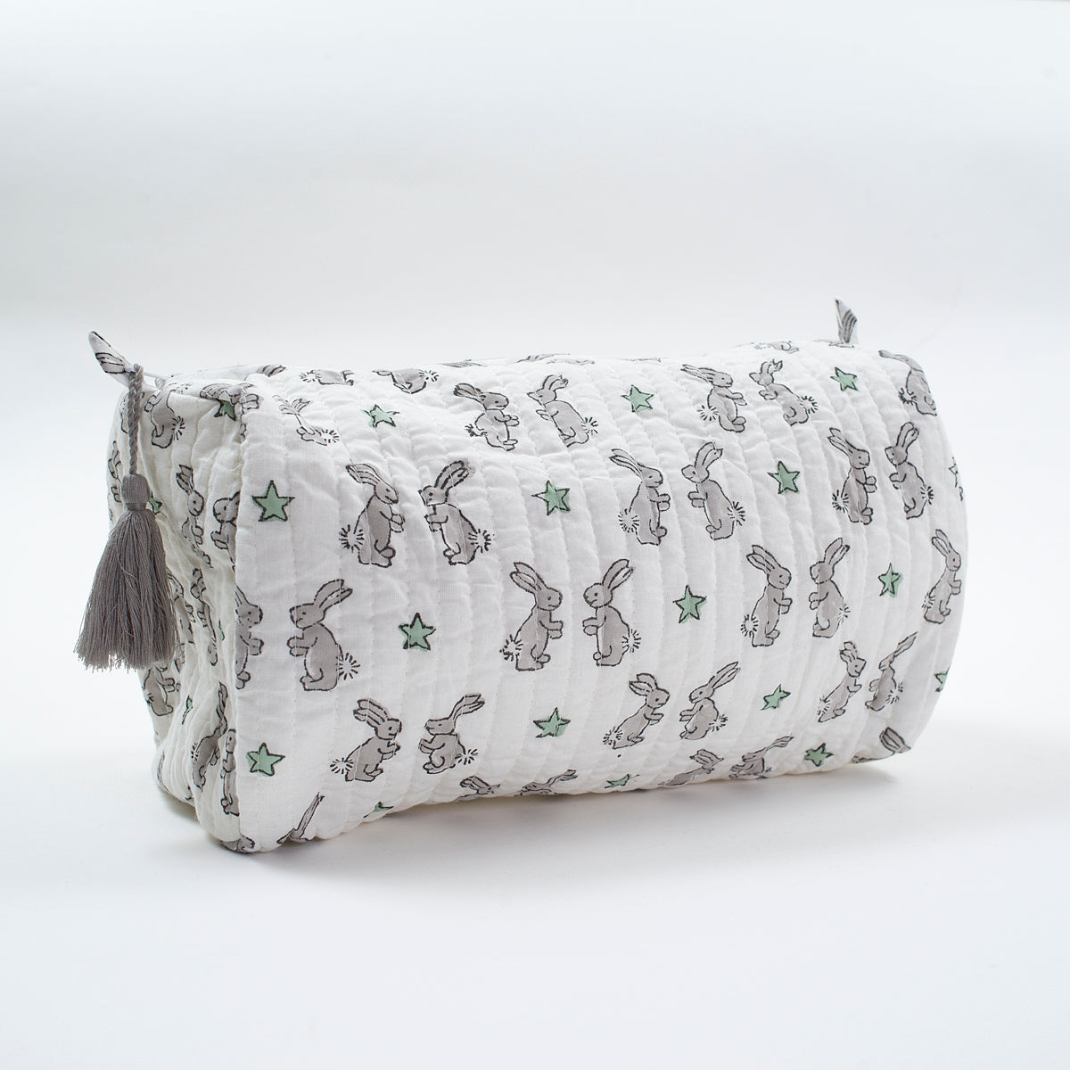 Green Bunny Wash Bag
