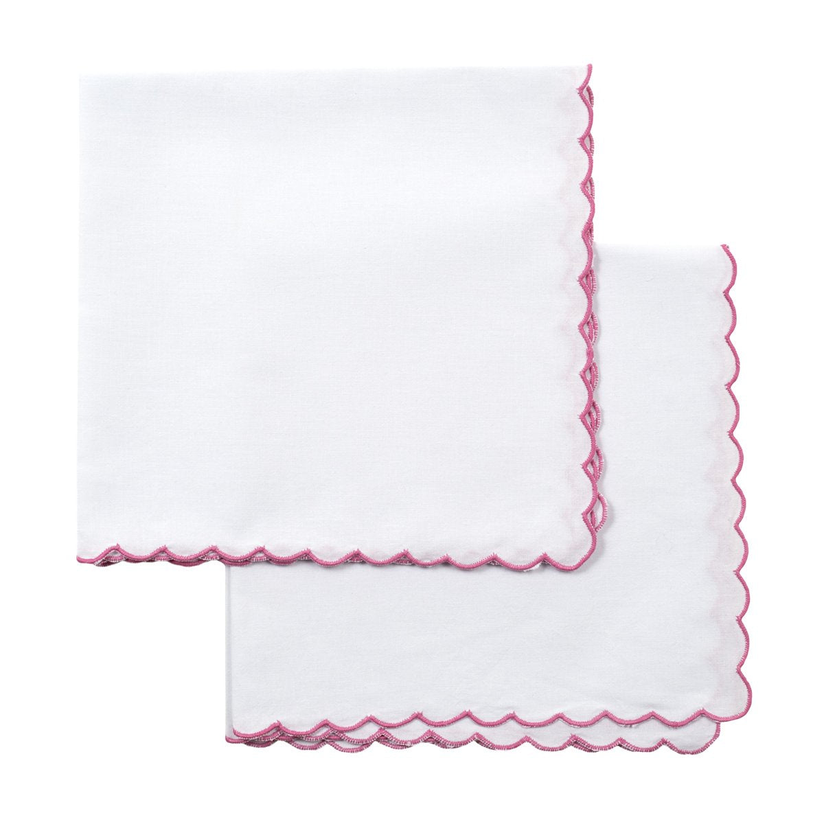 Pink Mini Scallop Napkin
