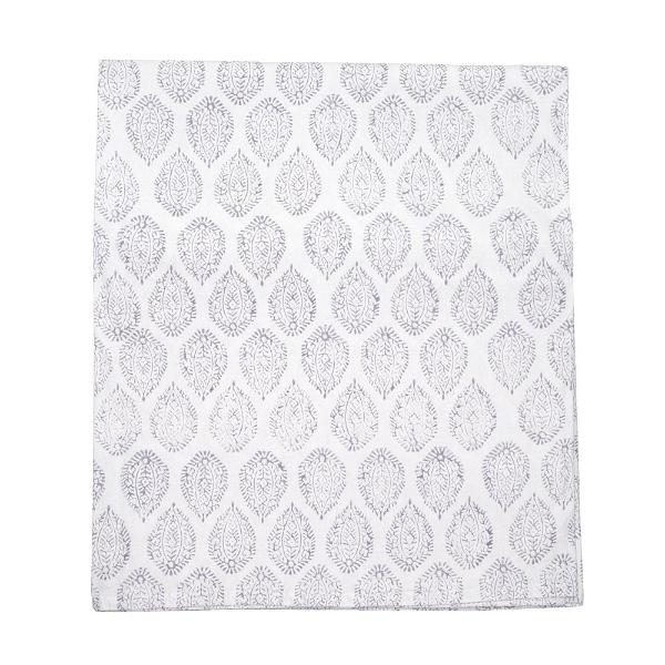 Grey Leaf Tablecloth